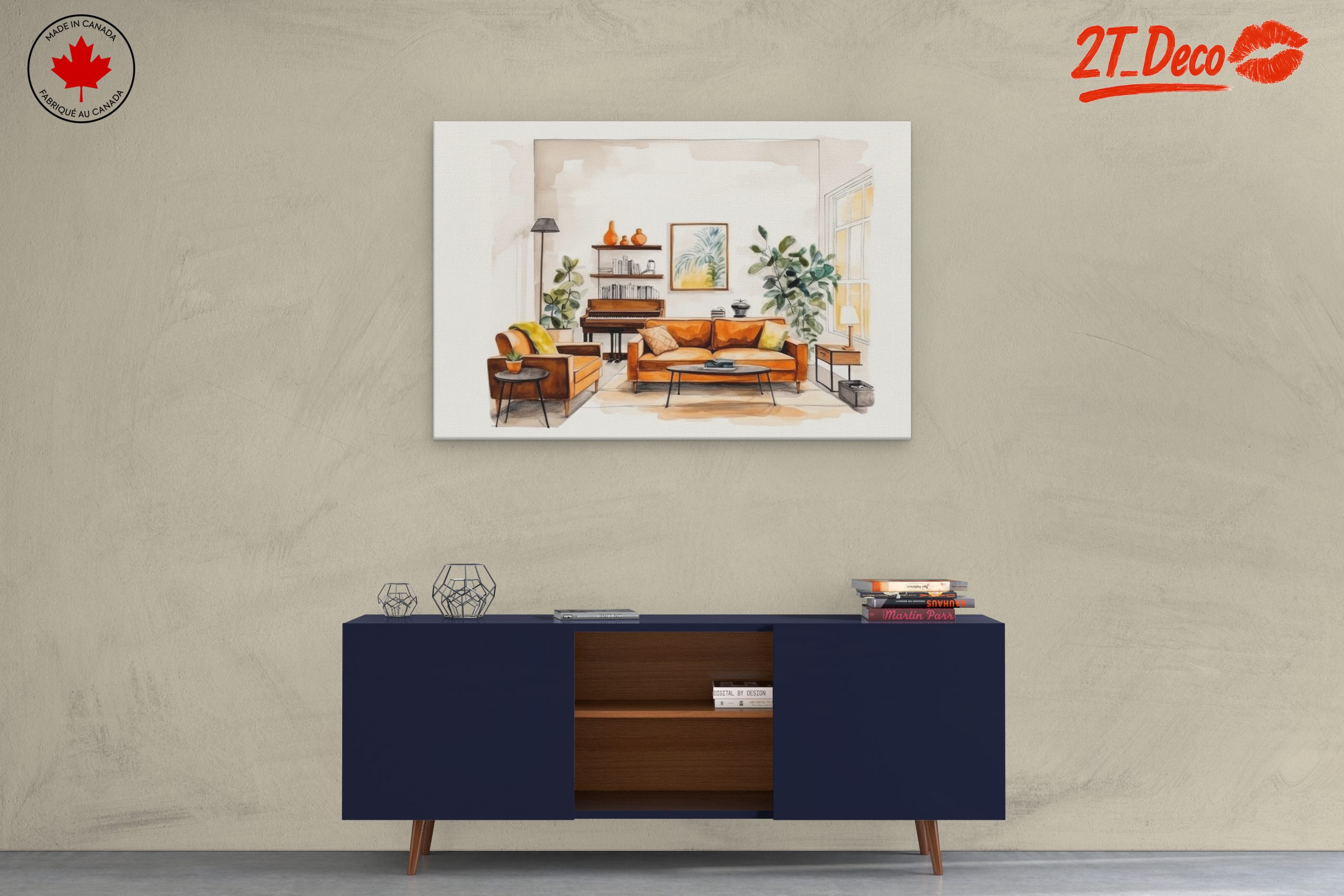 Warm and Inviting Living Room Art - Image 3