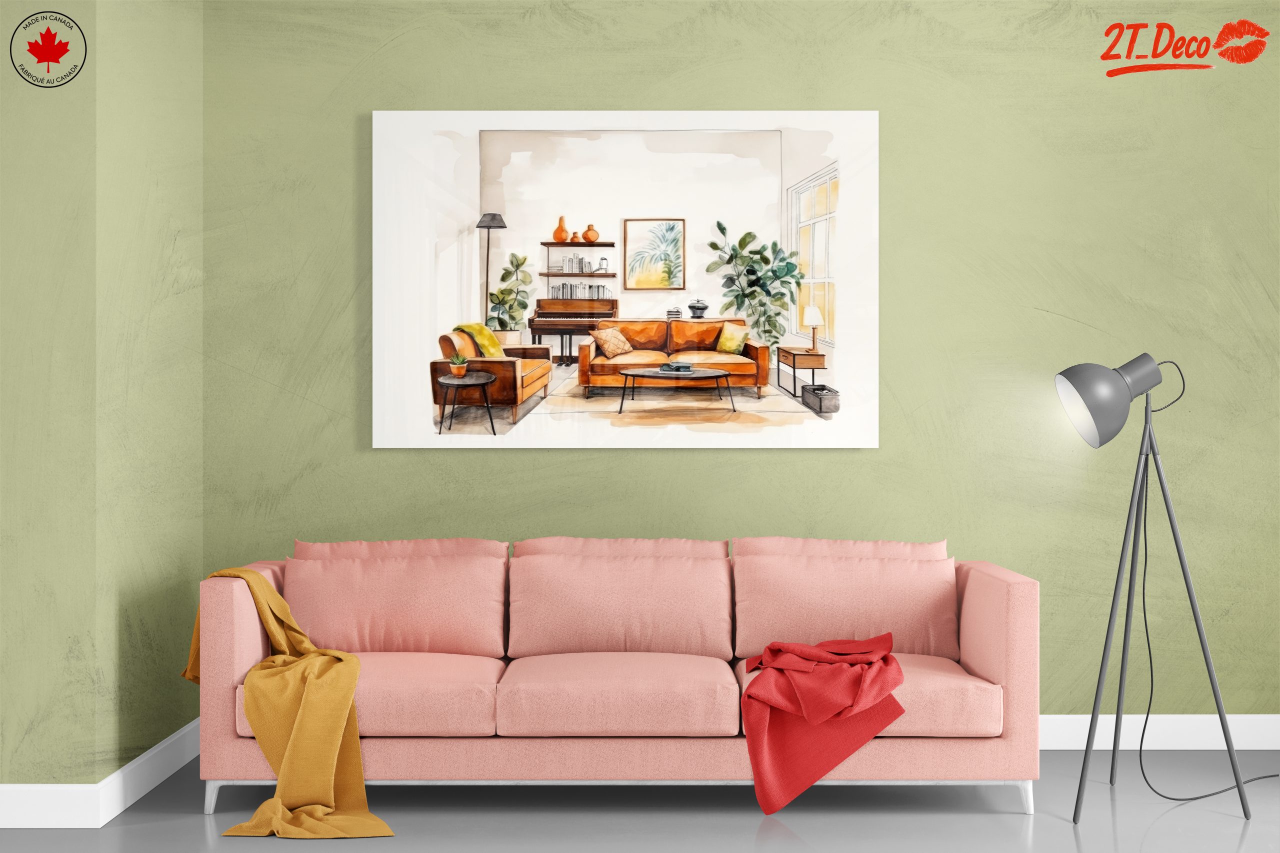 Warm and Inviting Living Room Art - Image 7