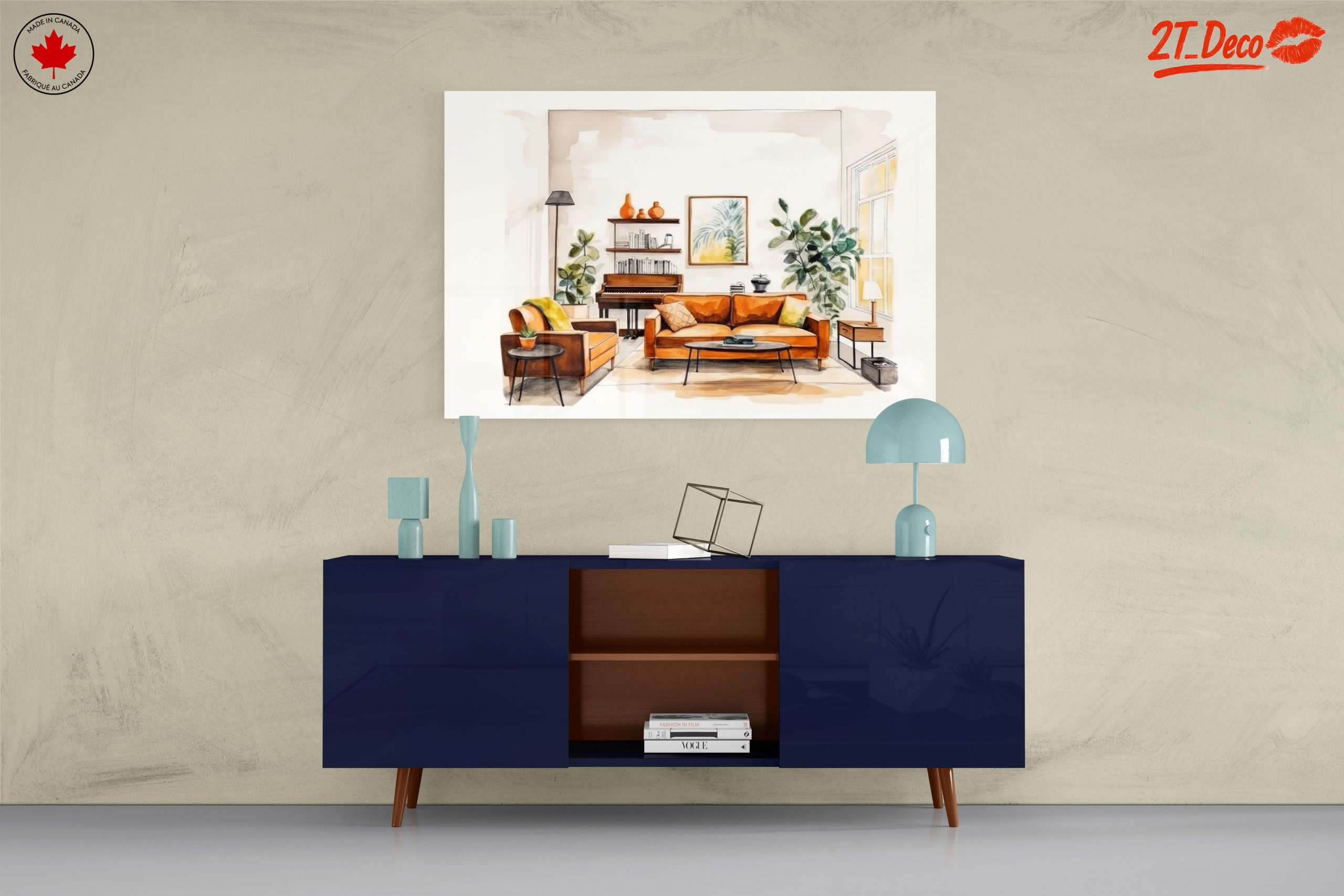 Warm and Inviting Living Room Art - Image 8