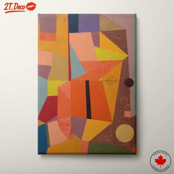Colorful Geometric Abstract Composition