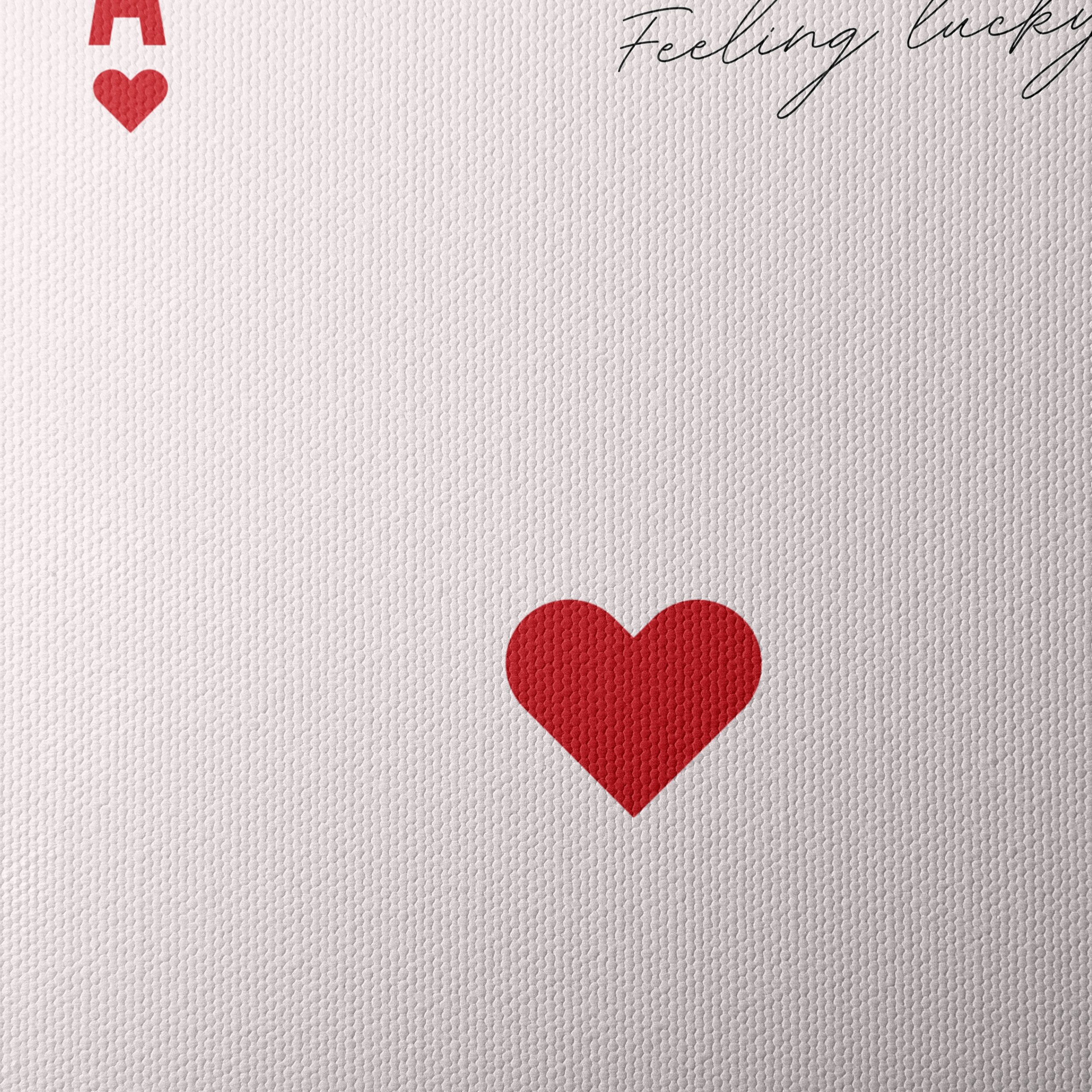Stylized Playing Card with Heart Design - Image 4