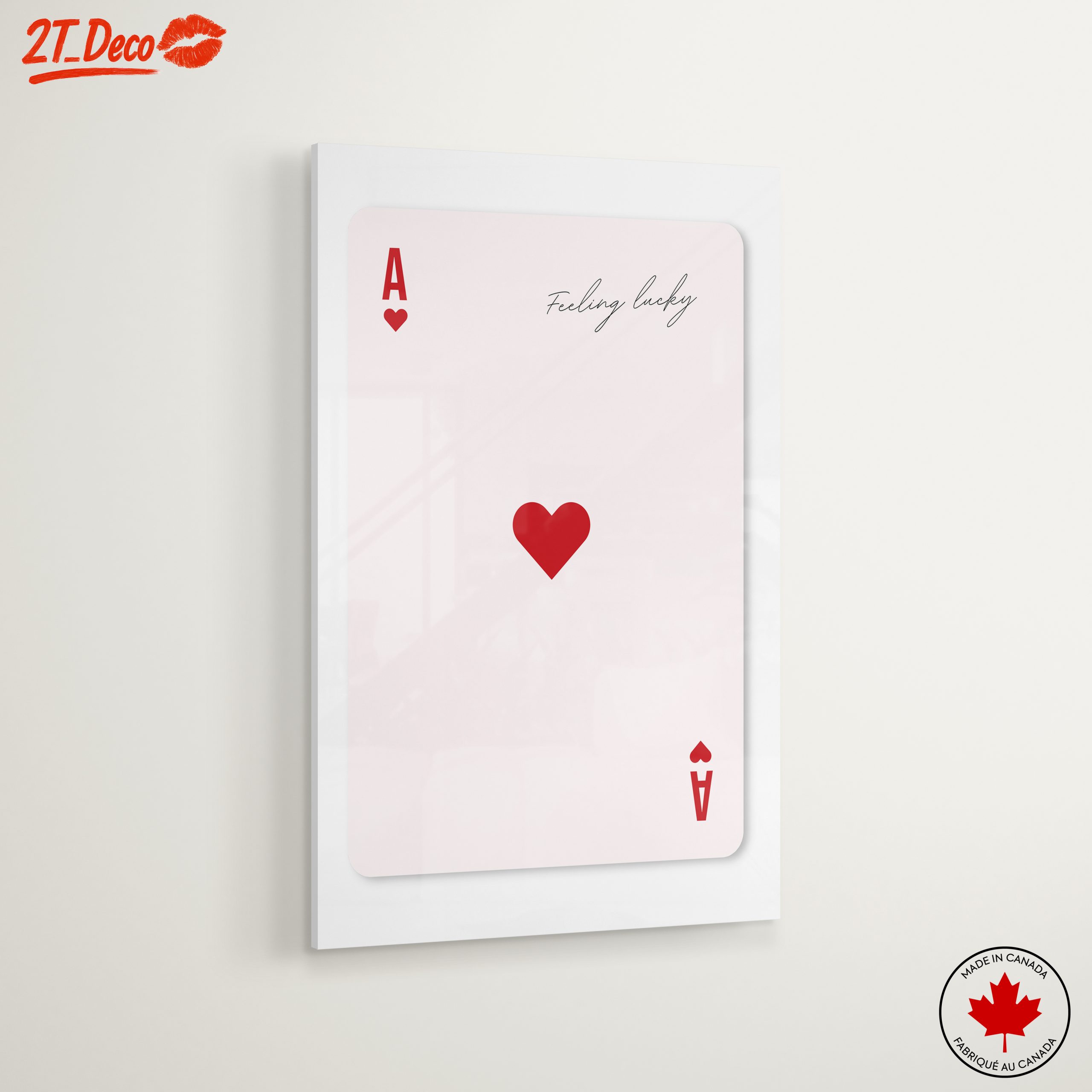 Stylized Playing Card with Heart Design - Image 6