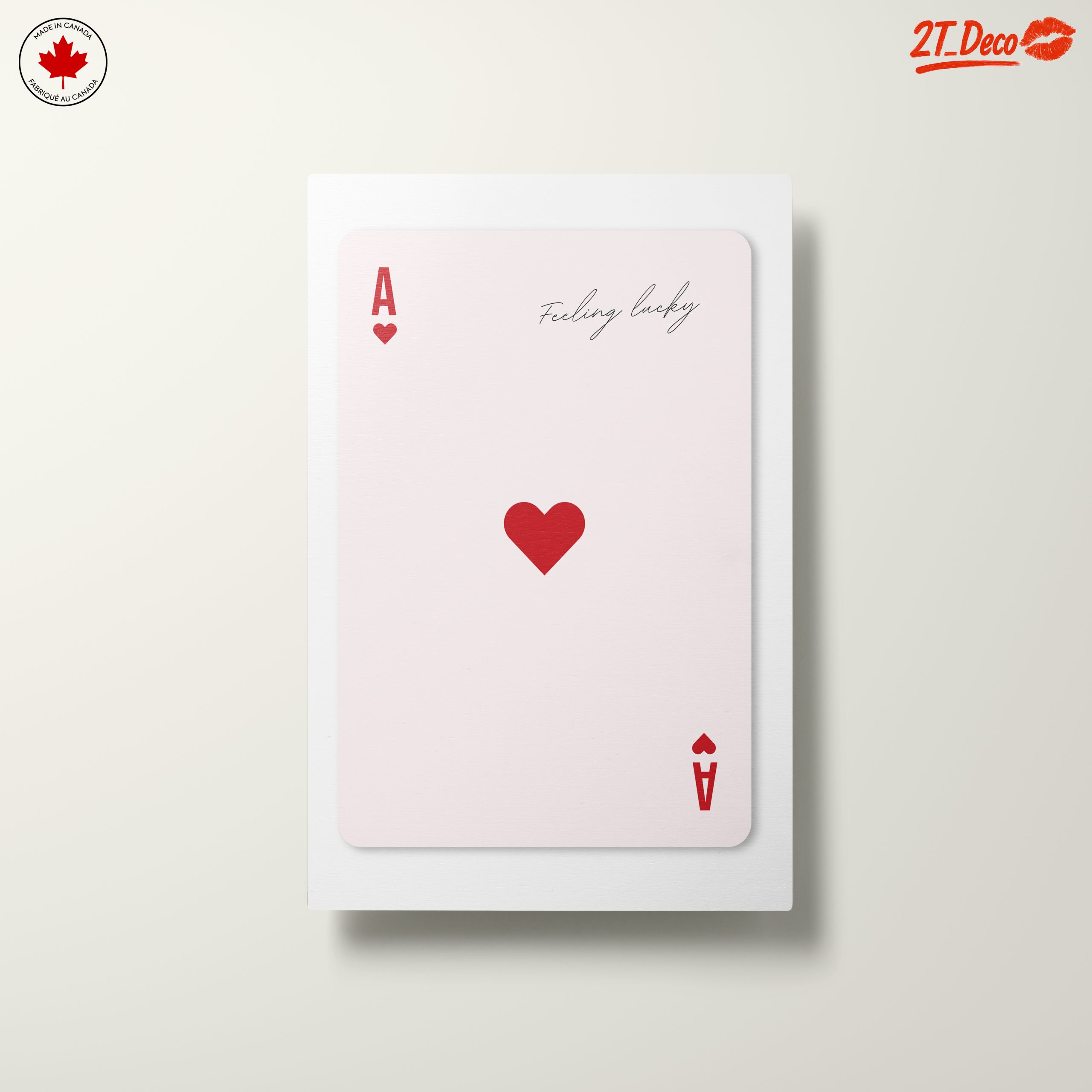 Stylized Playing Card with Heart Design - Image 10
