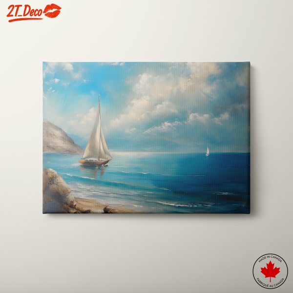 Serene Sailing Scene in Tranquil Waters