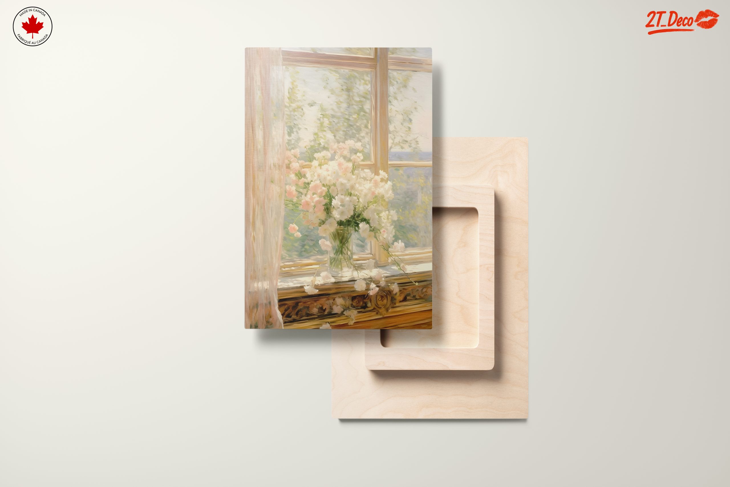 Delicate Floral Arrangement in Sunlit Window - Image 11