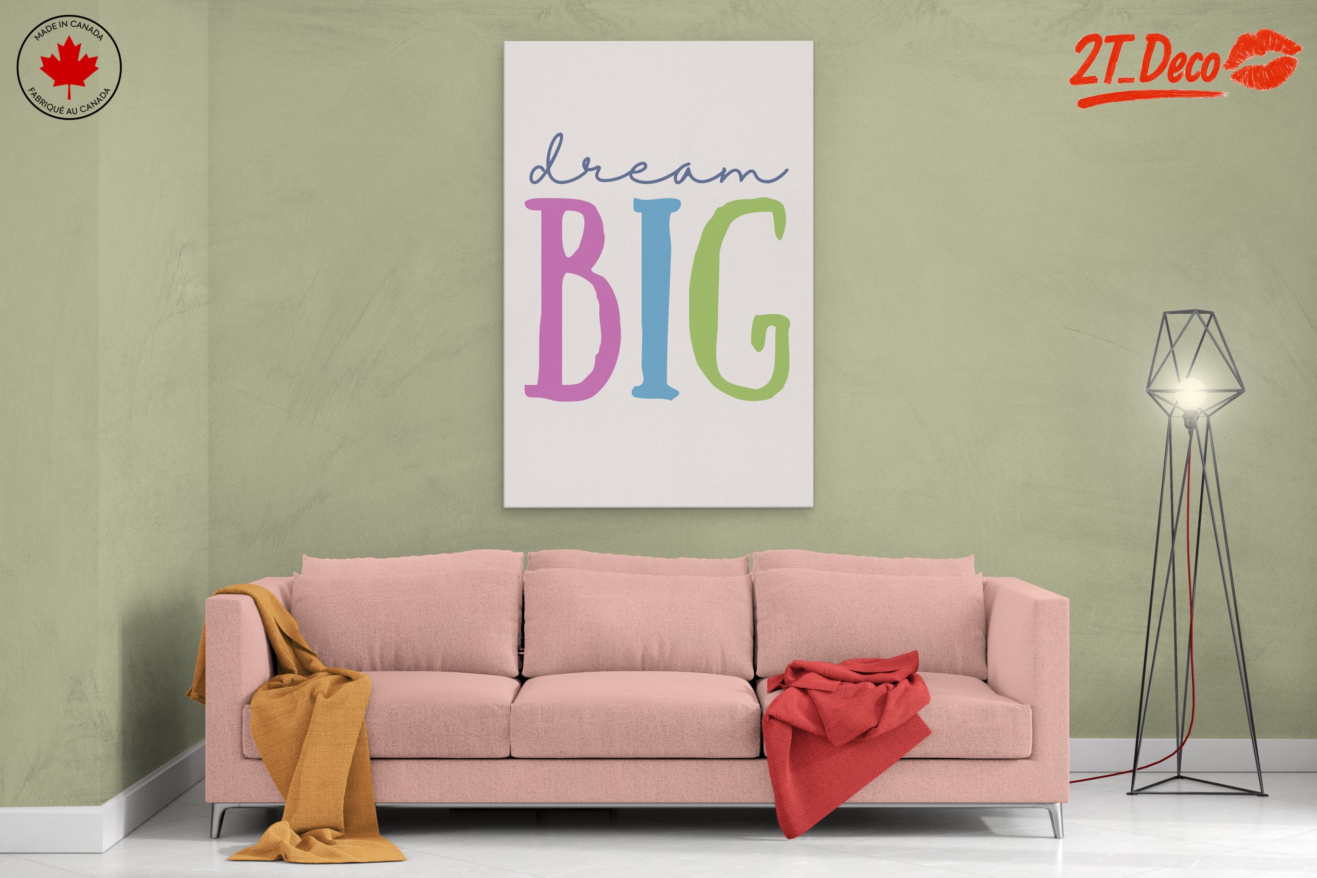Dream Big Motivational Wall Art - Image 2