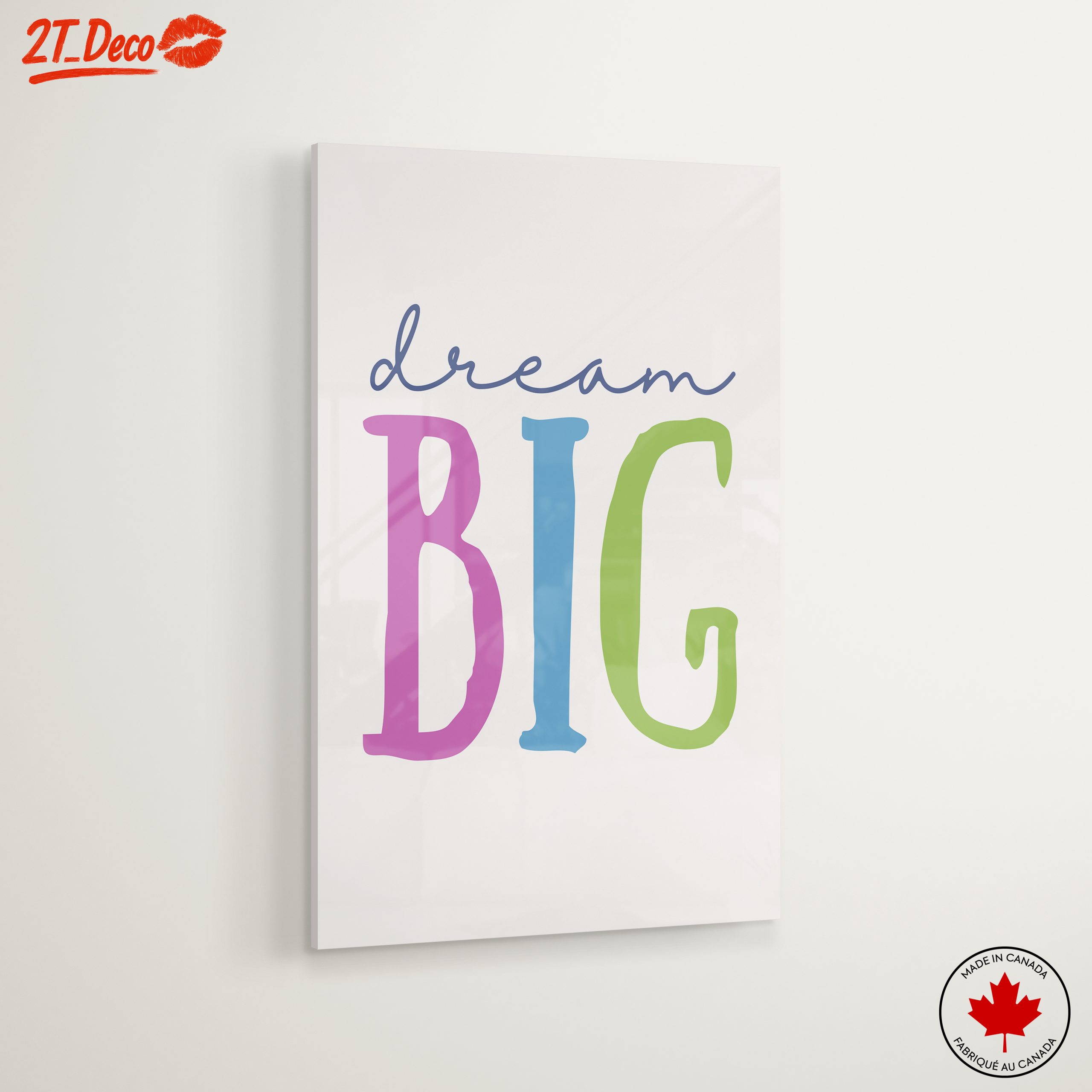Dream Big Motivational Wall Art - Image 6