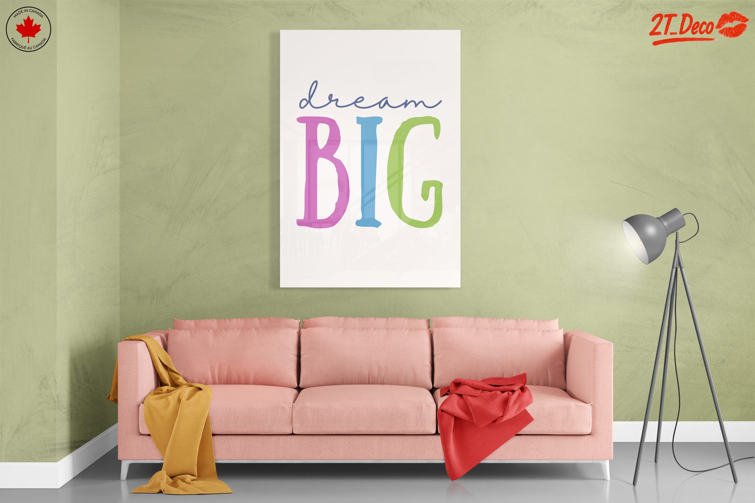 Dream Big Motivational Wall Art - Image 7