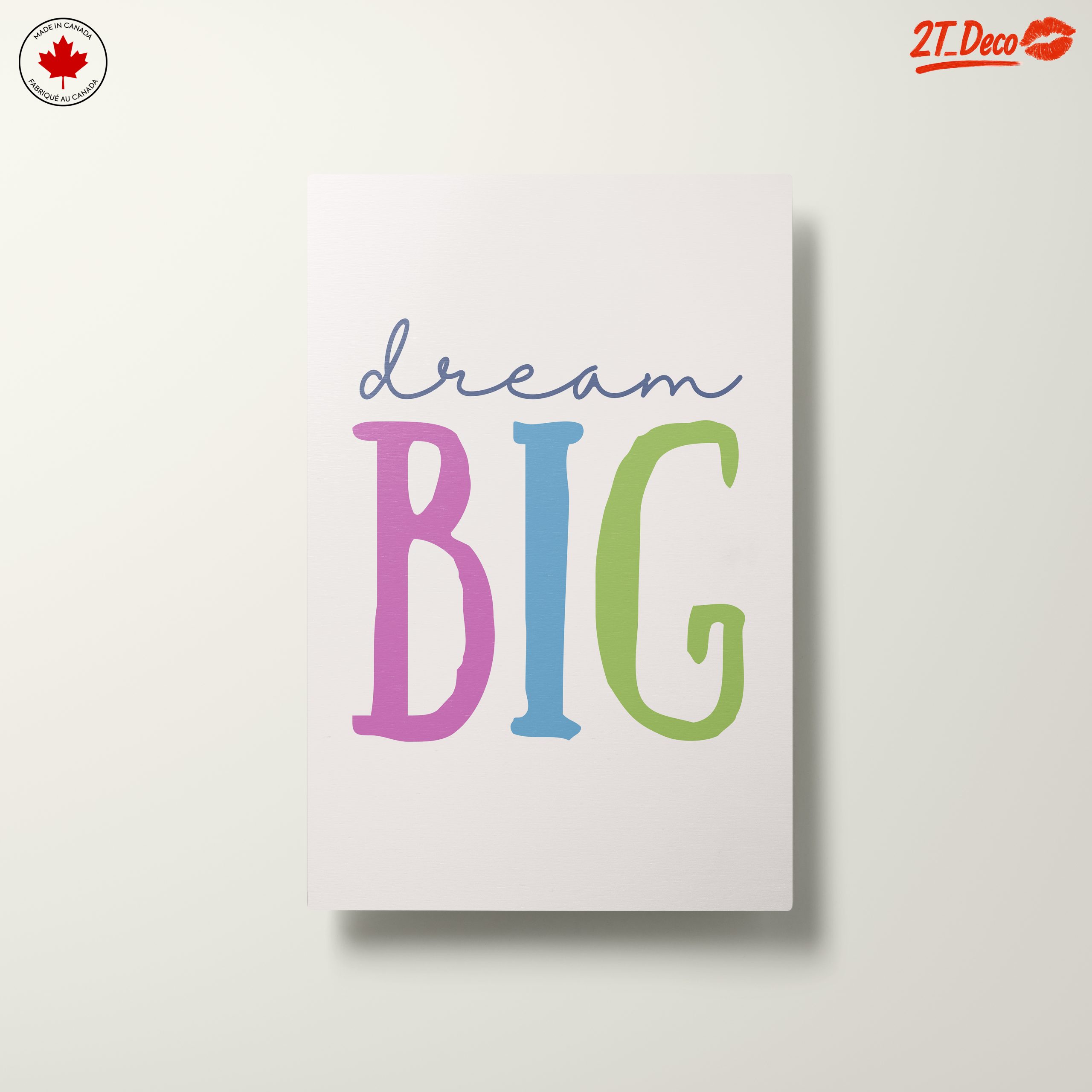 Dream Big Motivational Wall Art - Image 10
