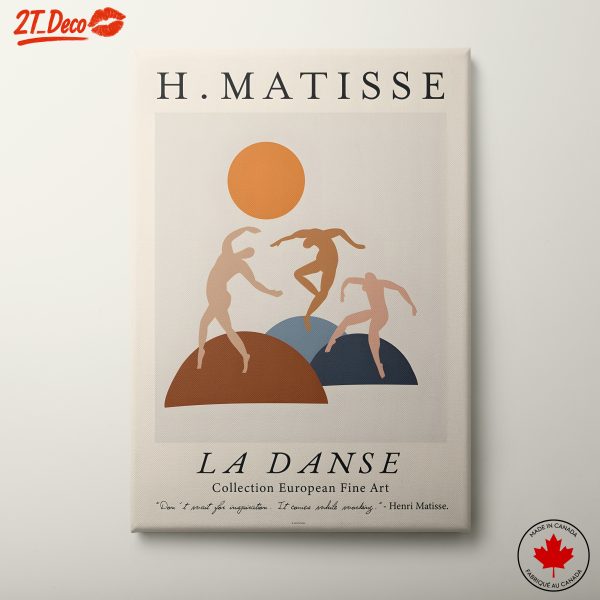 Dynamic Dance Artwork by Henri Matisse