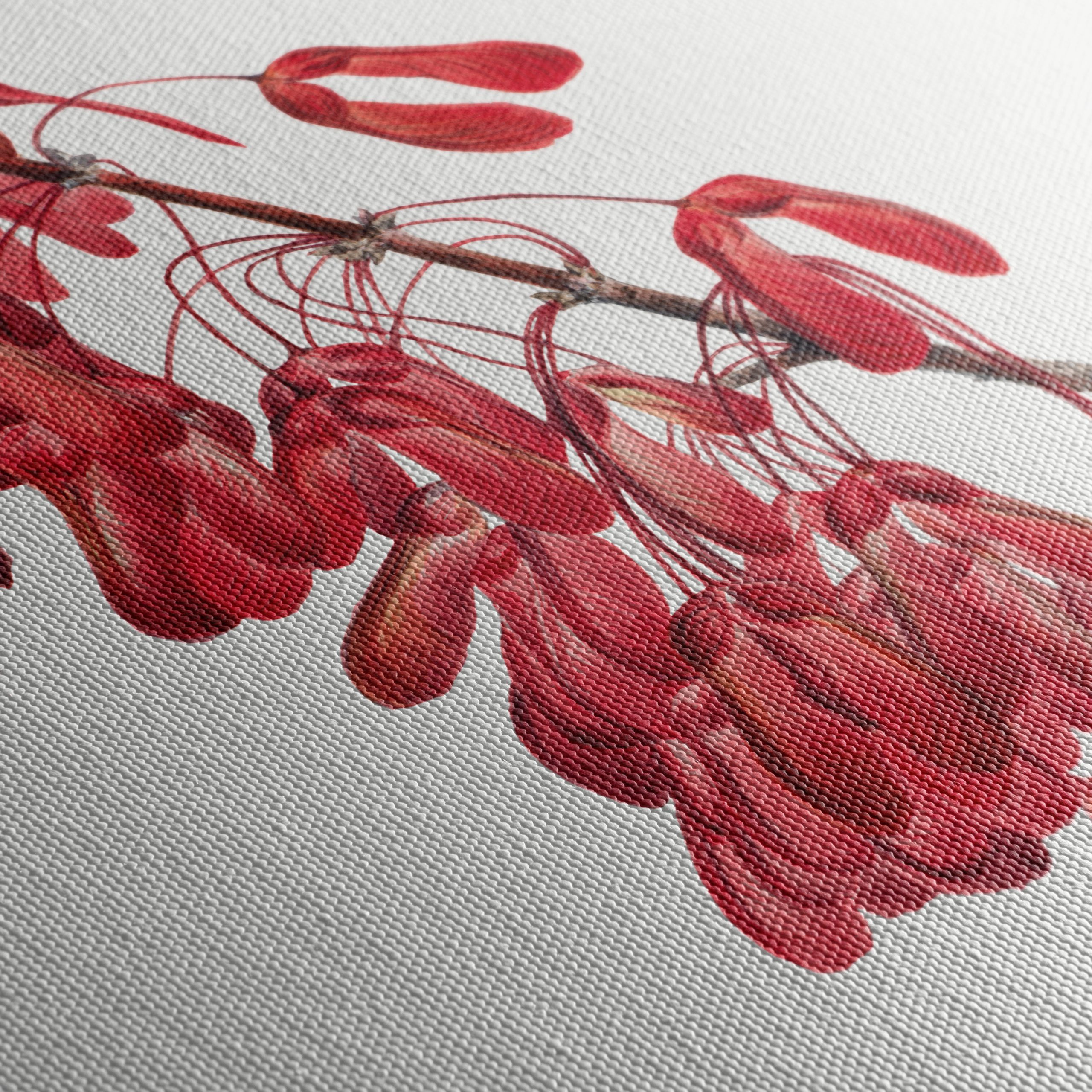 Delicate Floral Arrangement with Red Seeds - Image 5