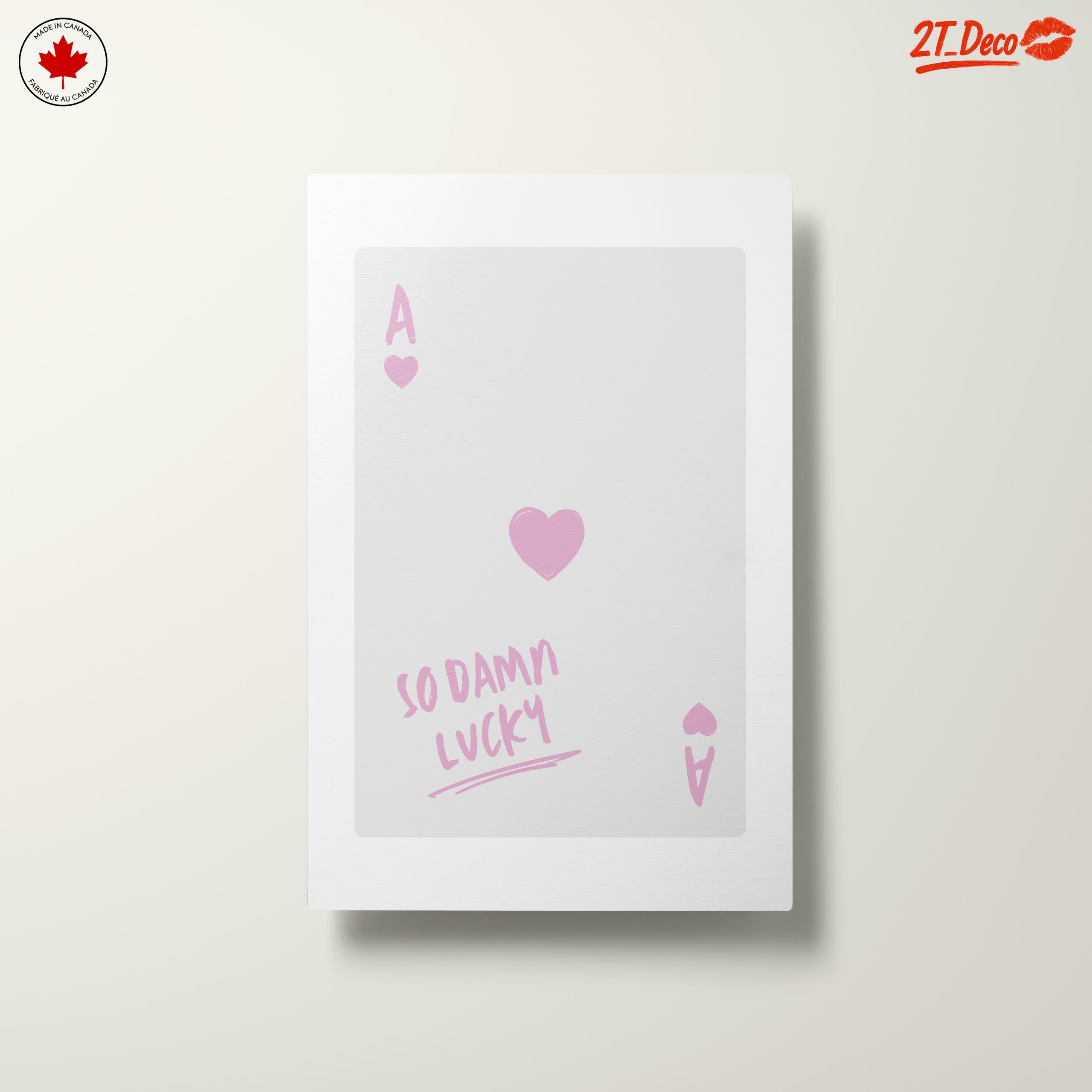 Inspirational Ace Card Artwork with Heart - Image 10