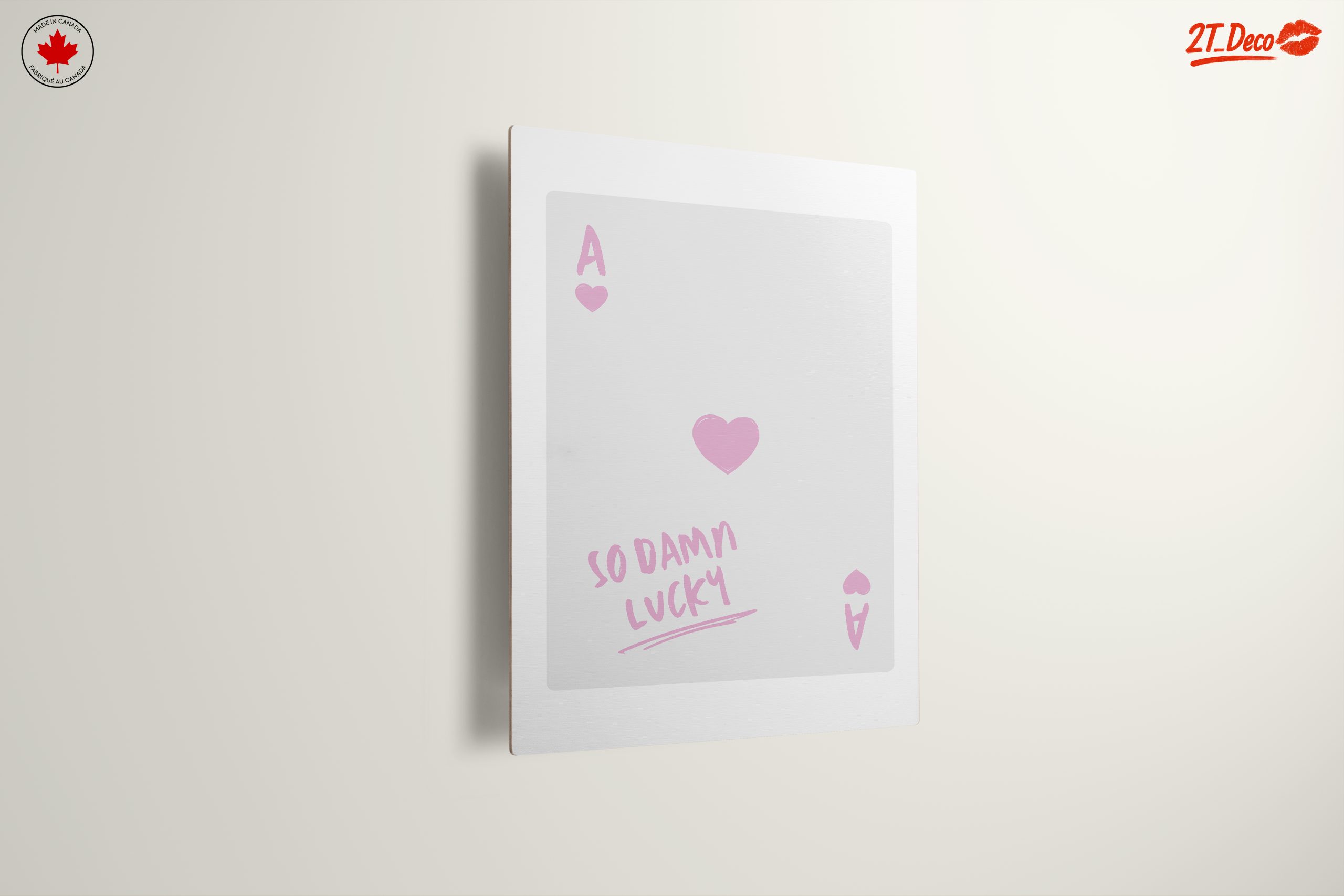 Inspirational Ace Card Artwork with Heart - Image 13