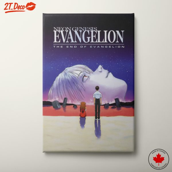 Neon Genesis Evangelion Art Featuring Iconic Characters