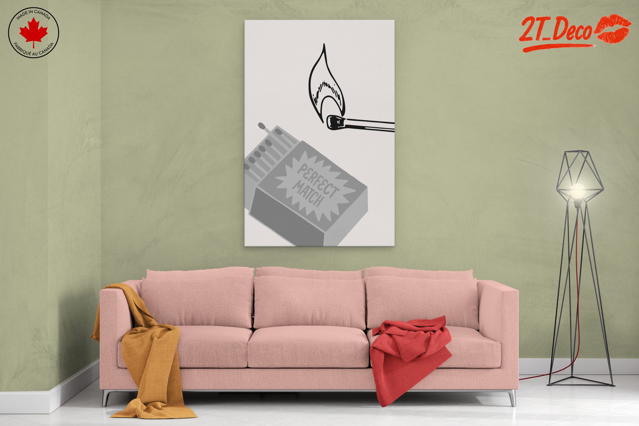 Playful Match Lighting Art - Image 2