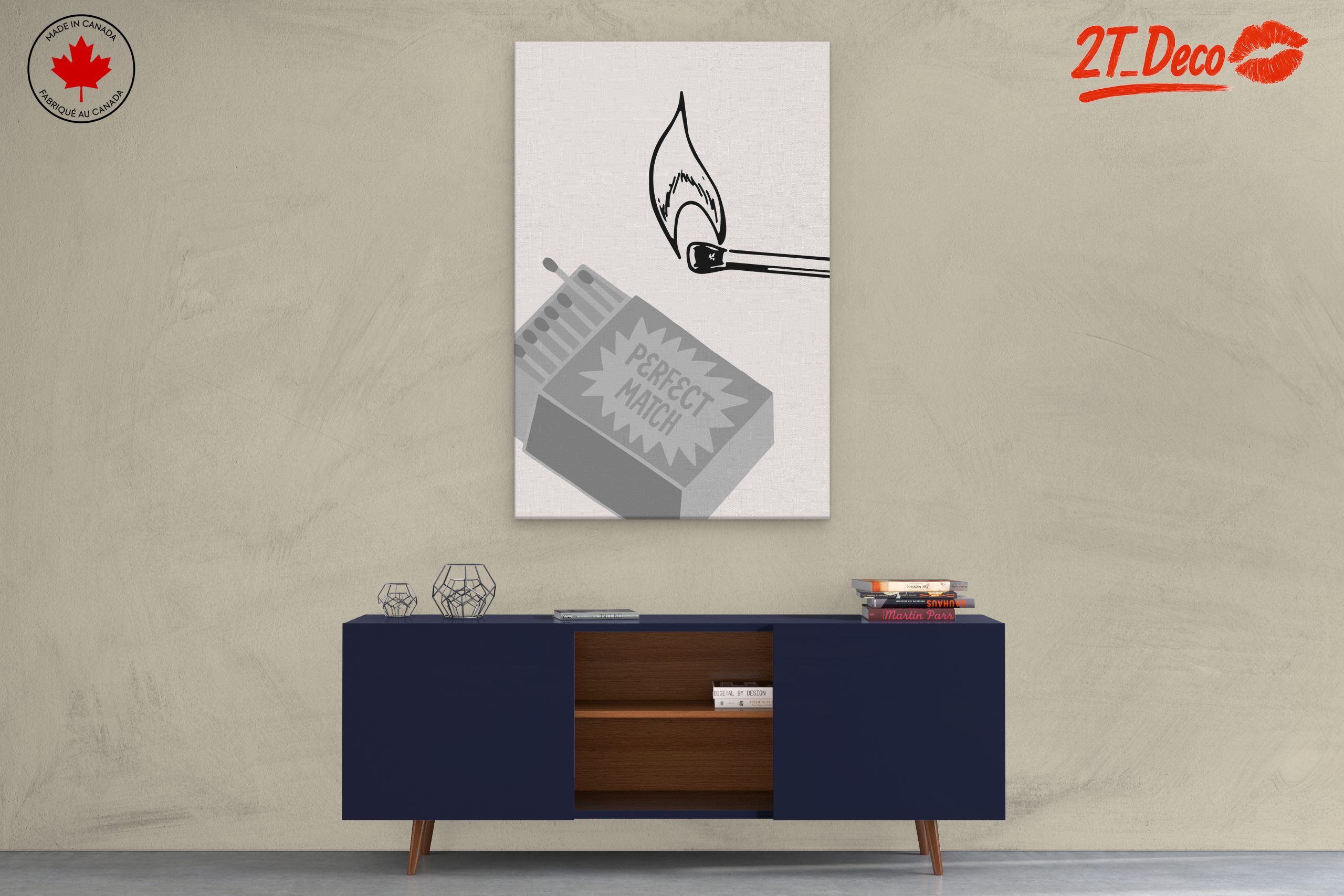 Playful Match Lighting Art - Image 3