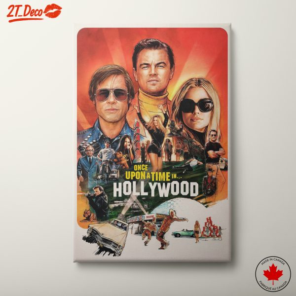 Once Upon a Time in Hollywood Inspired Art