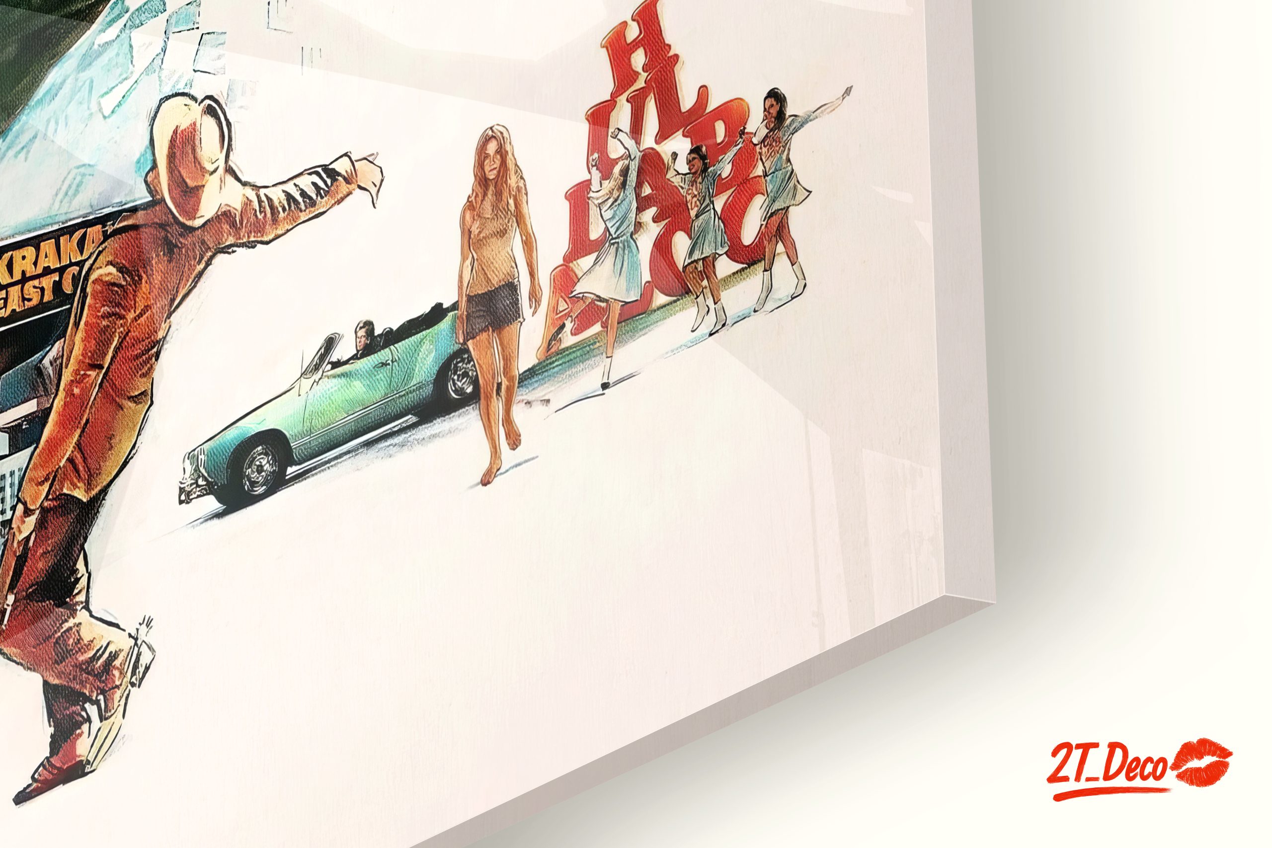 Once Upon a Time in Hollywood Inspired Art - Image 9