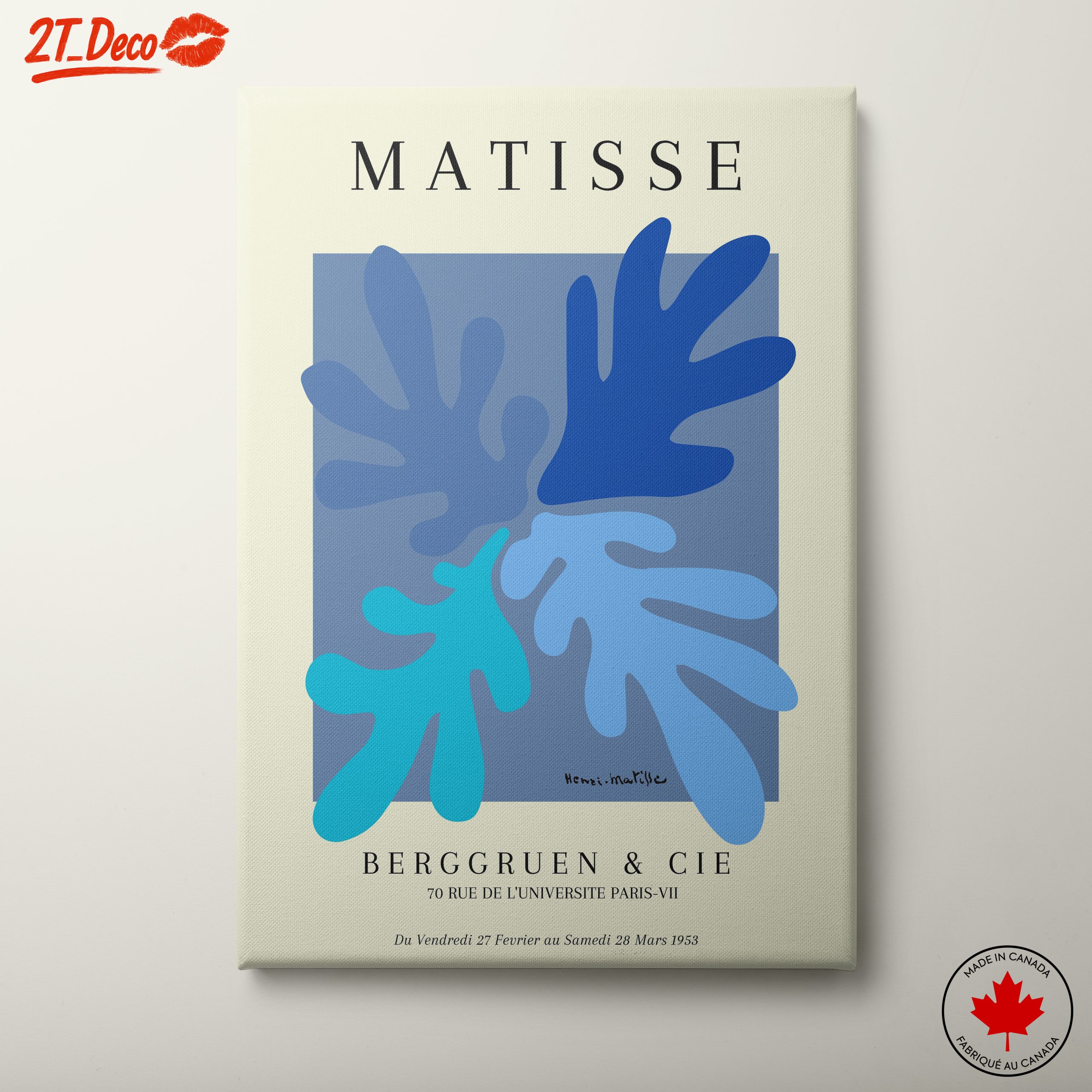 Bold Abstract Shapes Inspired by Matisse