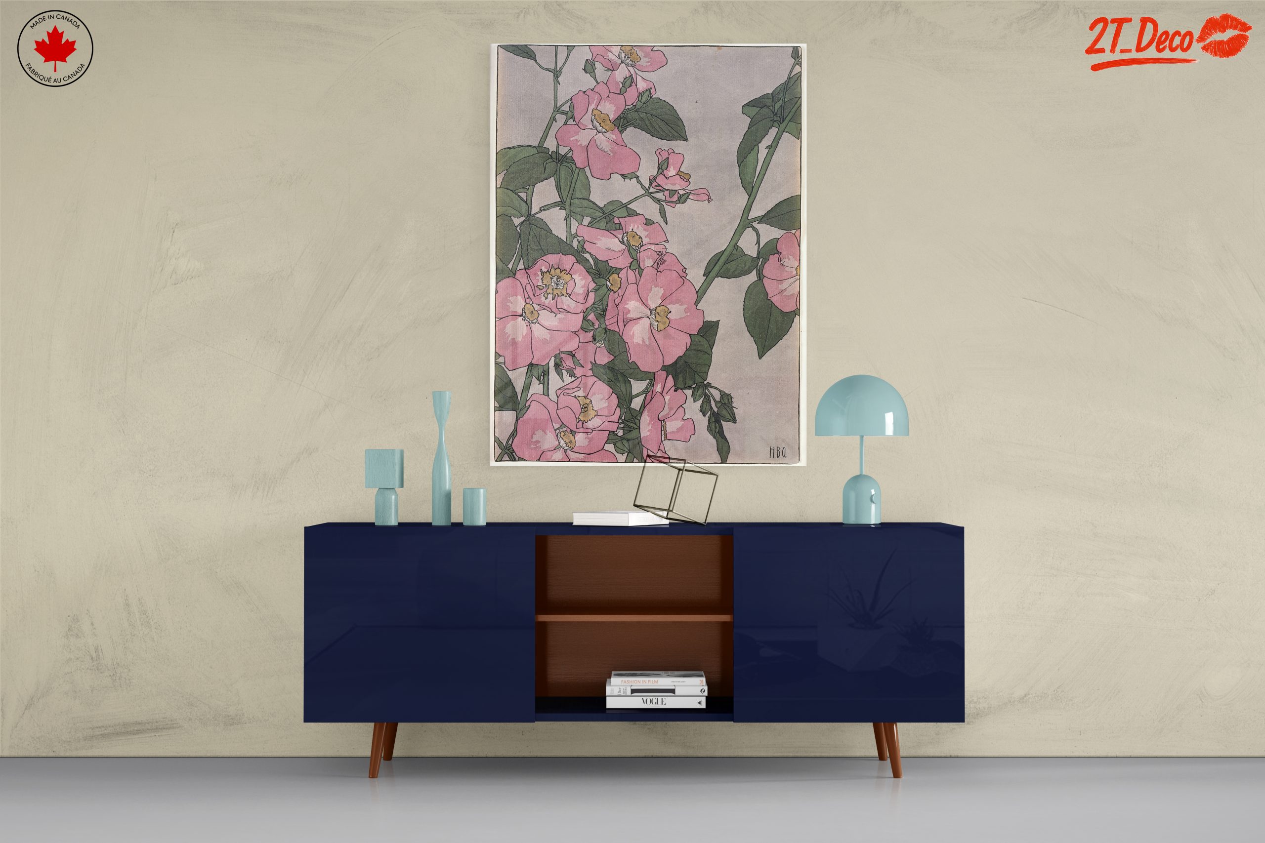 Pink Flower Botanical Artwork - Image 8