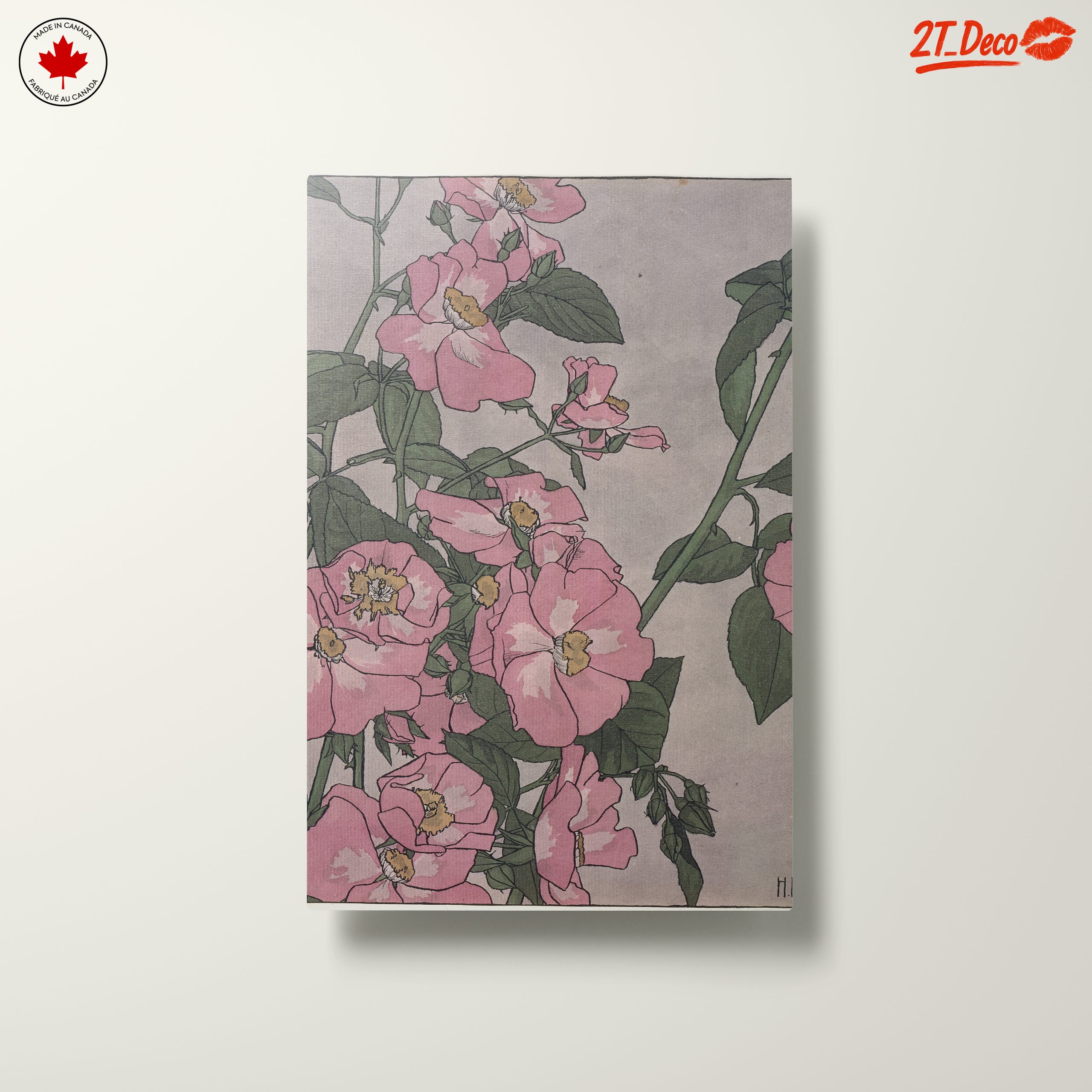 Pink Flower Botanical Artwork - Image 10
