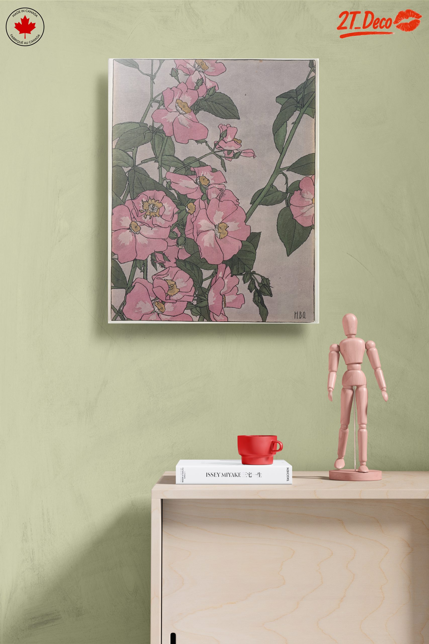 Pink Flower Botanical Artwork - Image 14