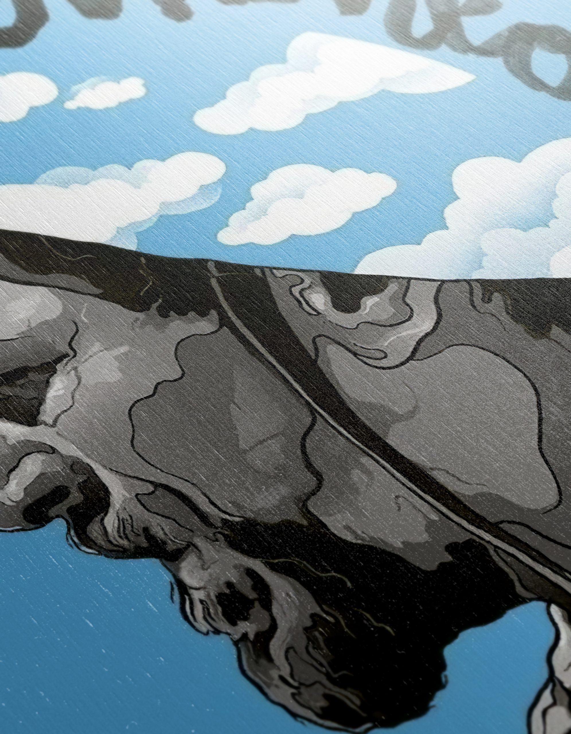 Mediterranean Character Illustration with Clouds - Image 12