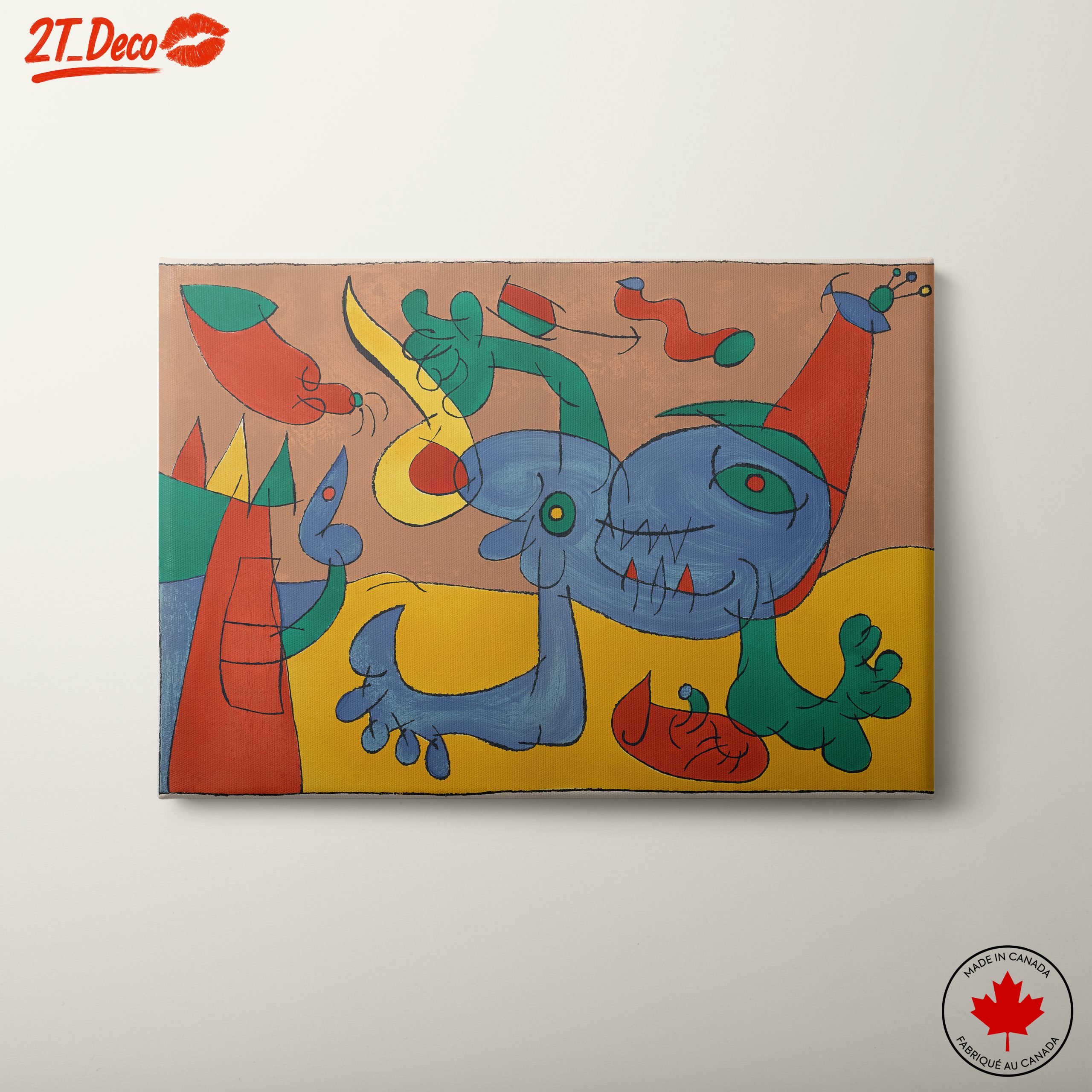 Vibrant Abstract Art in Bold Colors 3
