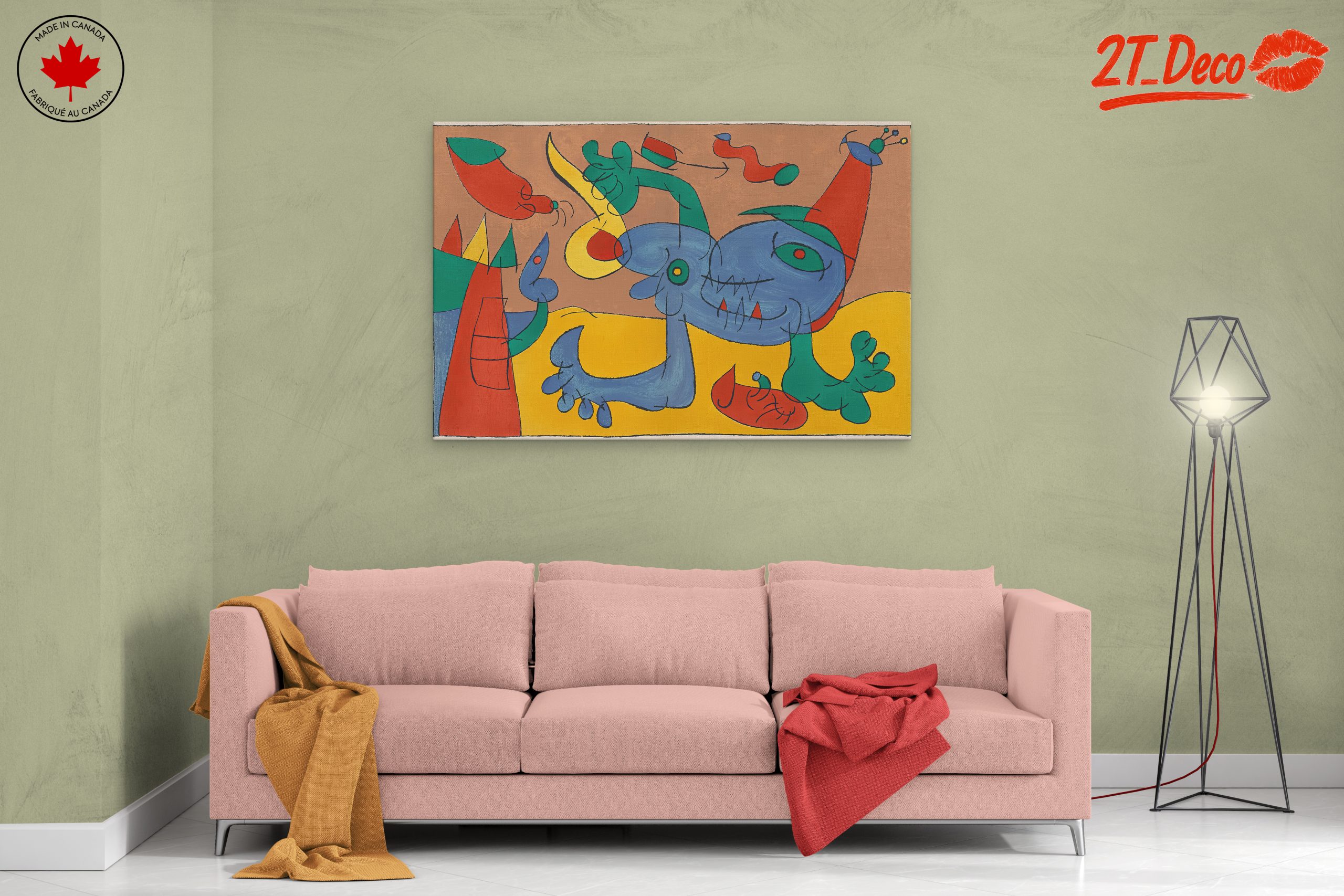 Vibrant Abstract Art in Bold Colors 3 - Image 2
