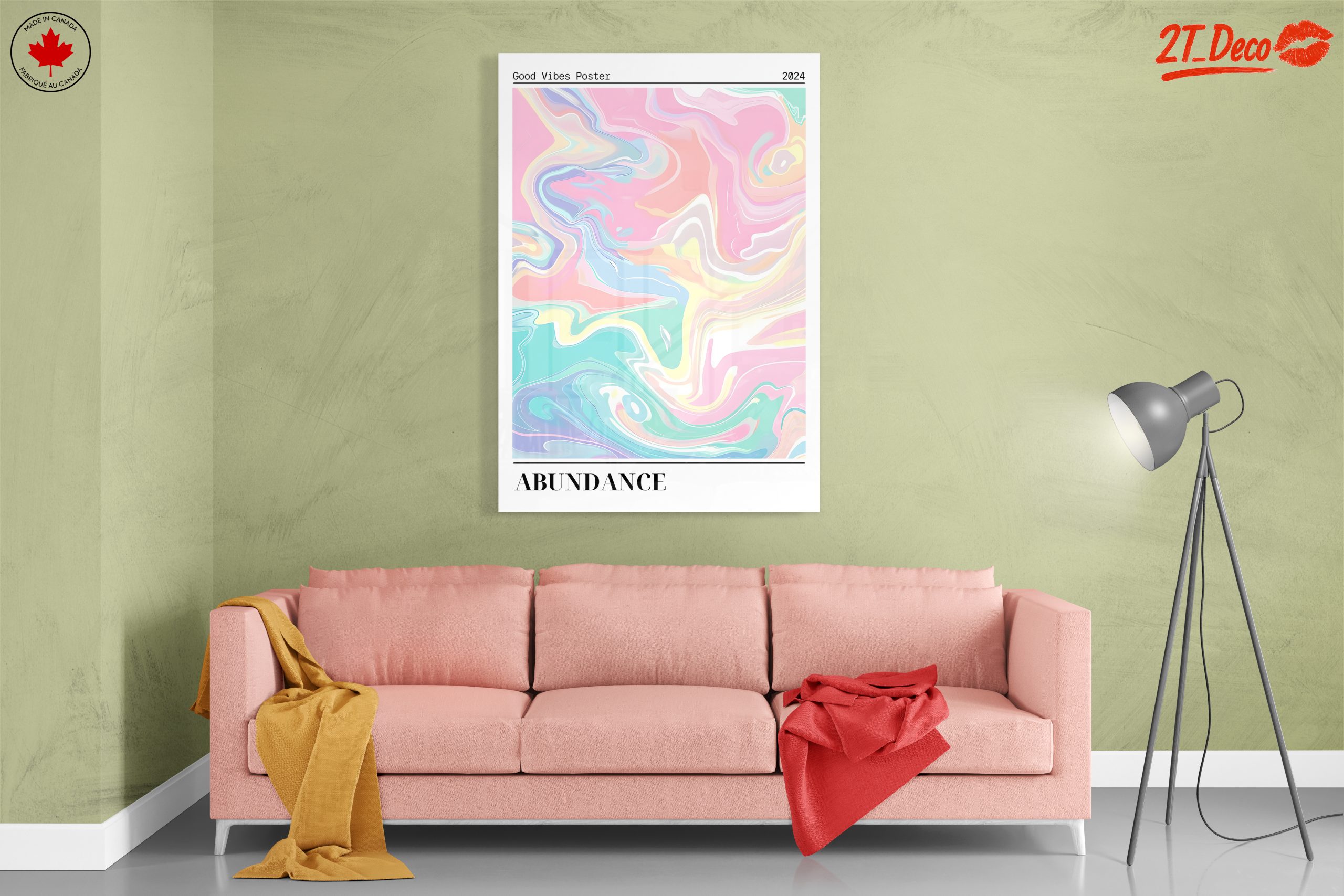 Colorful Abstract Swirl Art for Modern Decor - Image 7