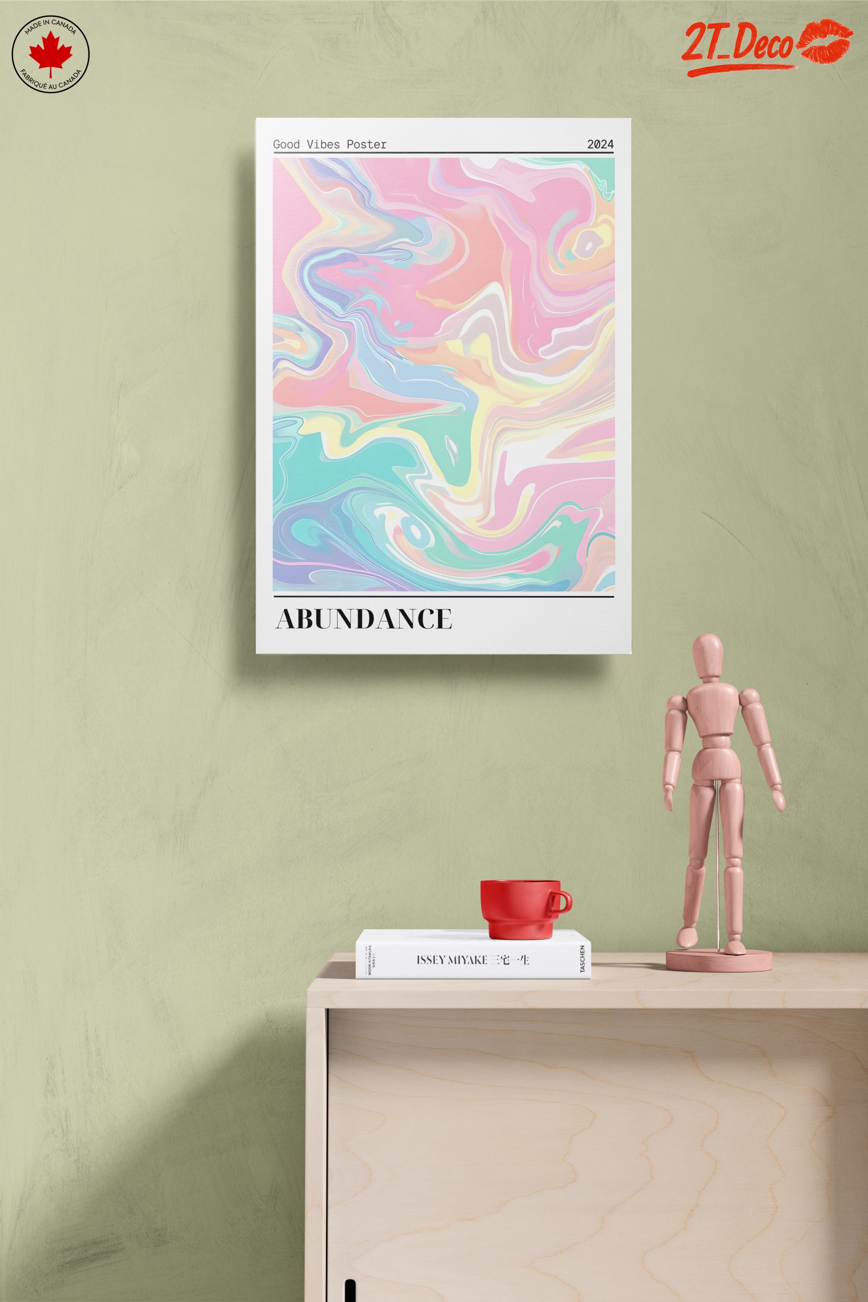 Colorful Abstract Swirl Art for Modern Decor - Image 14