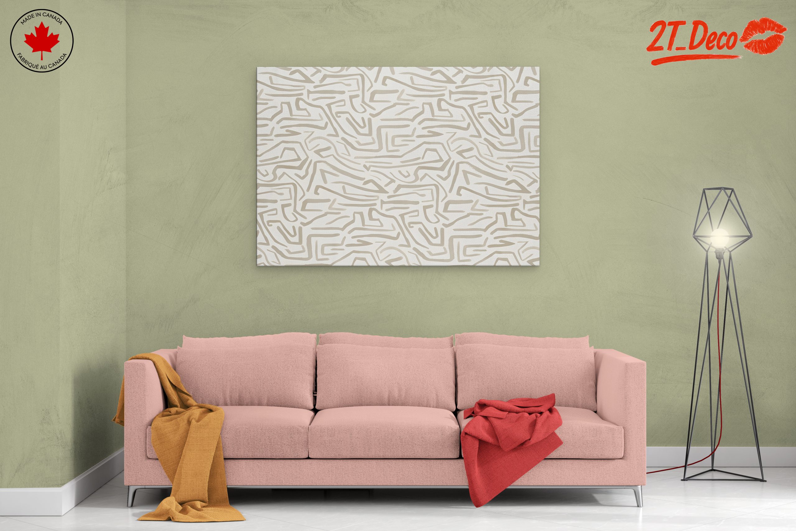 Modern Abstract Line Art Design - Image 2