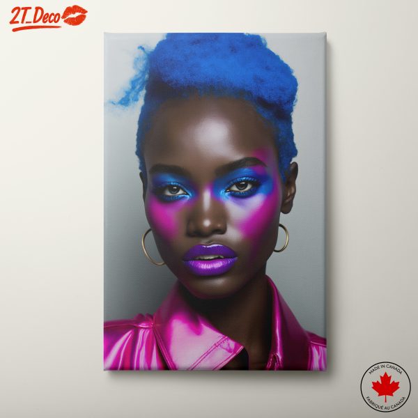 Vibrant Contemporary Portrait with Bold Colors 3