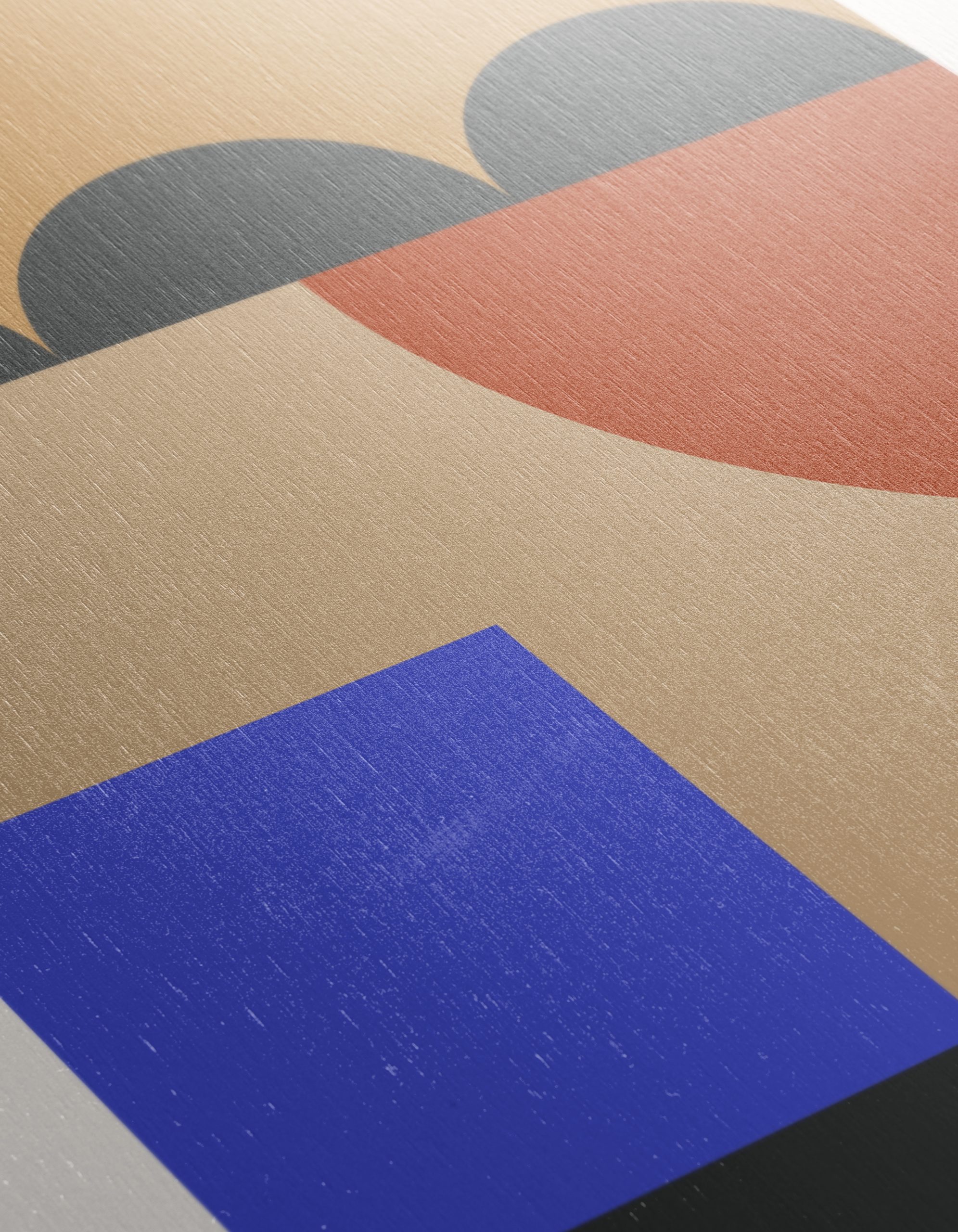 Geometric Abstract Artwork in Warm Tones - Image 12