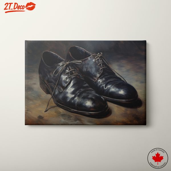 Elegant Black Shoes Photography Art