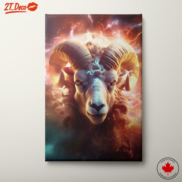 Majestic Celestial Ram Art