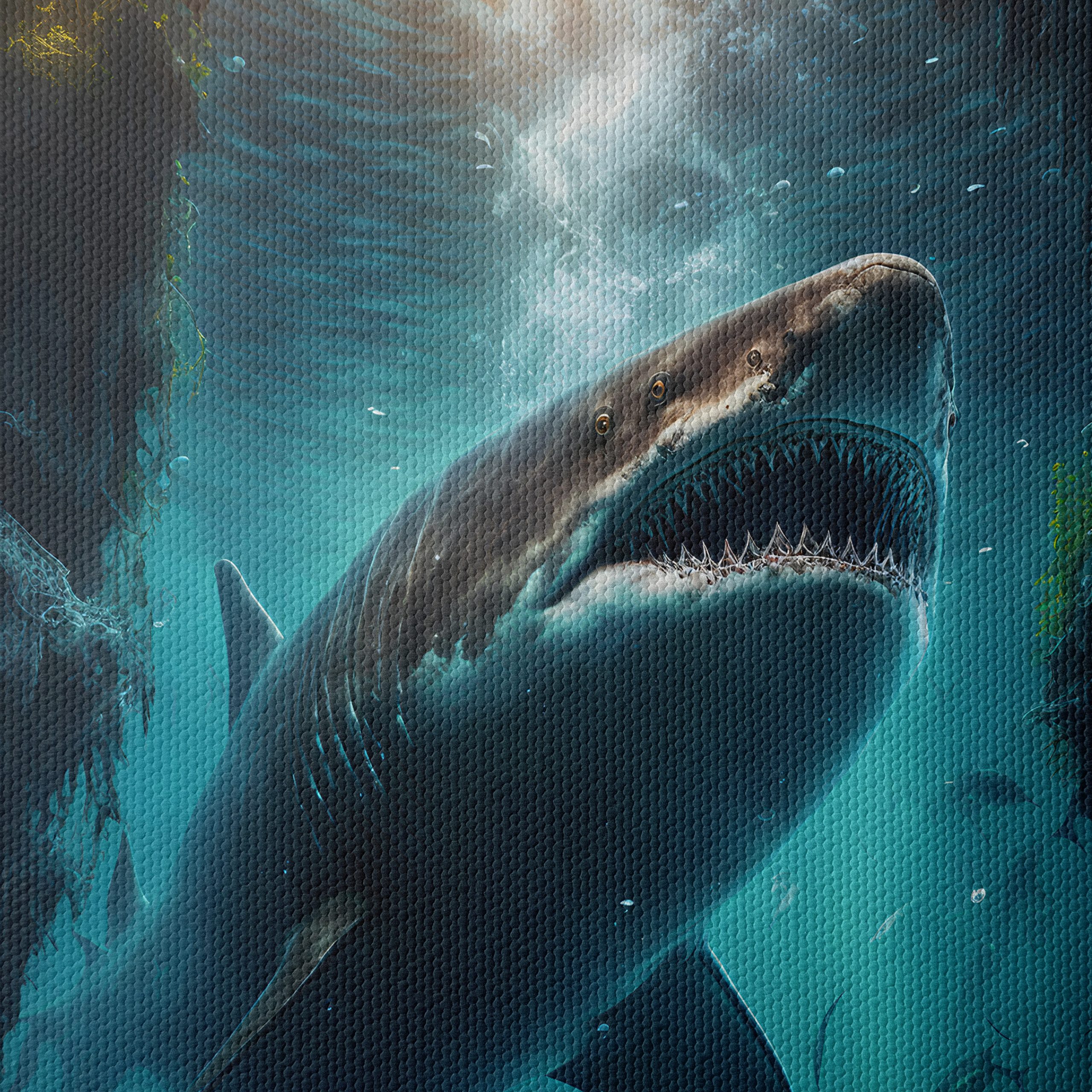 Majestic Shark in Underwater Depths - Image 4