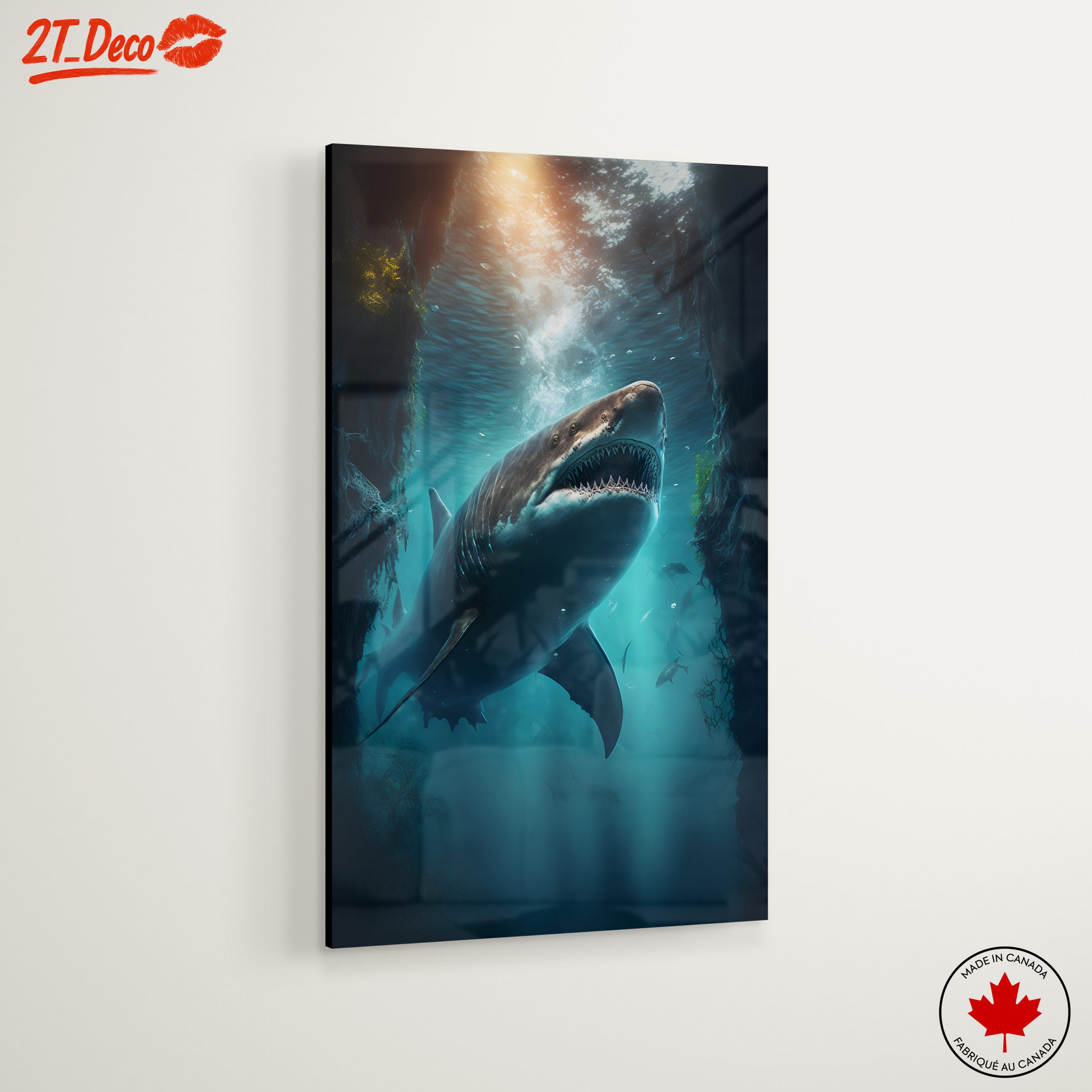 Majestic Shark in Underwater Depths - Image 6