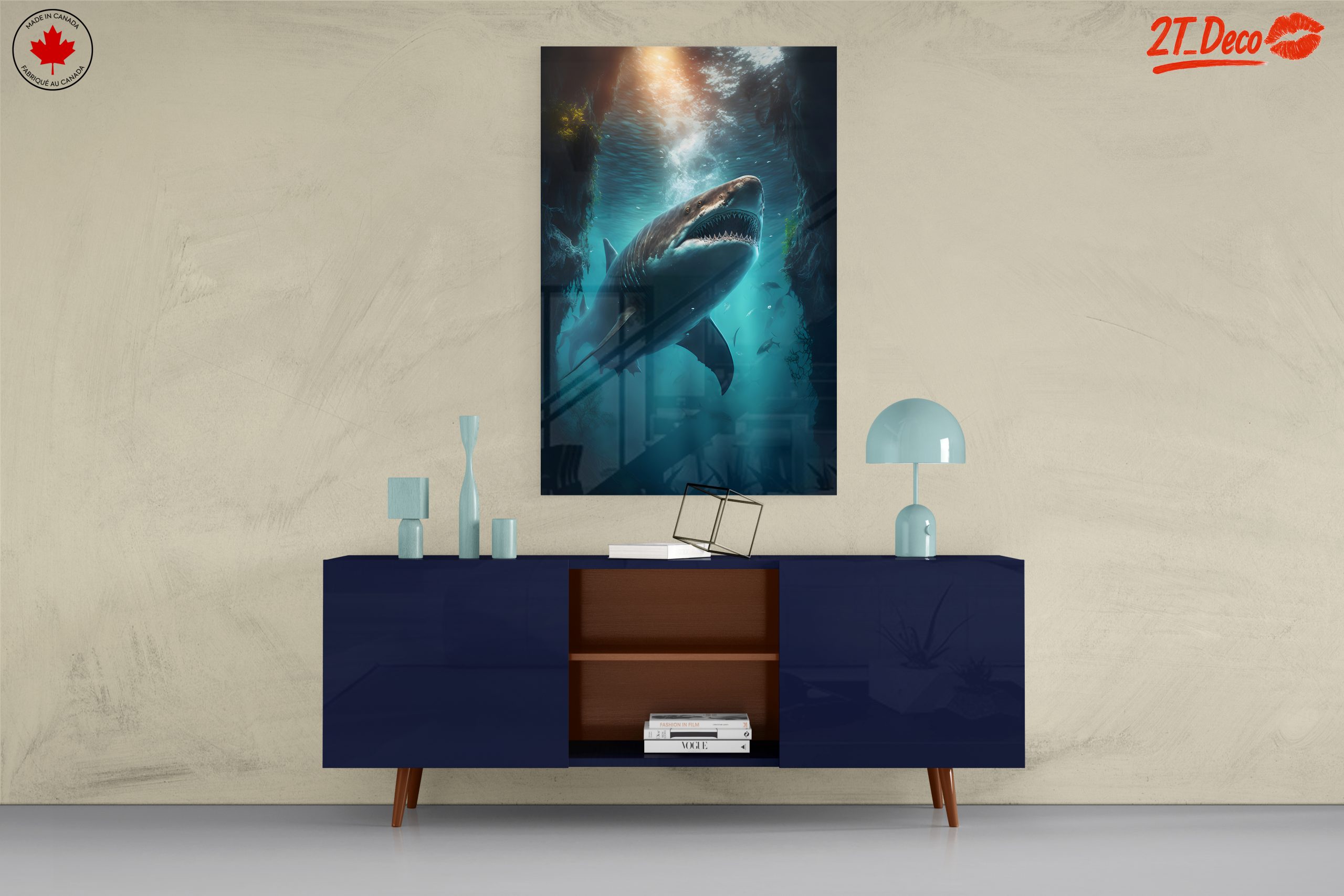 Majestic Shark in Underwater Depths - Image 8