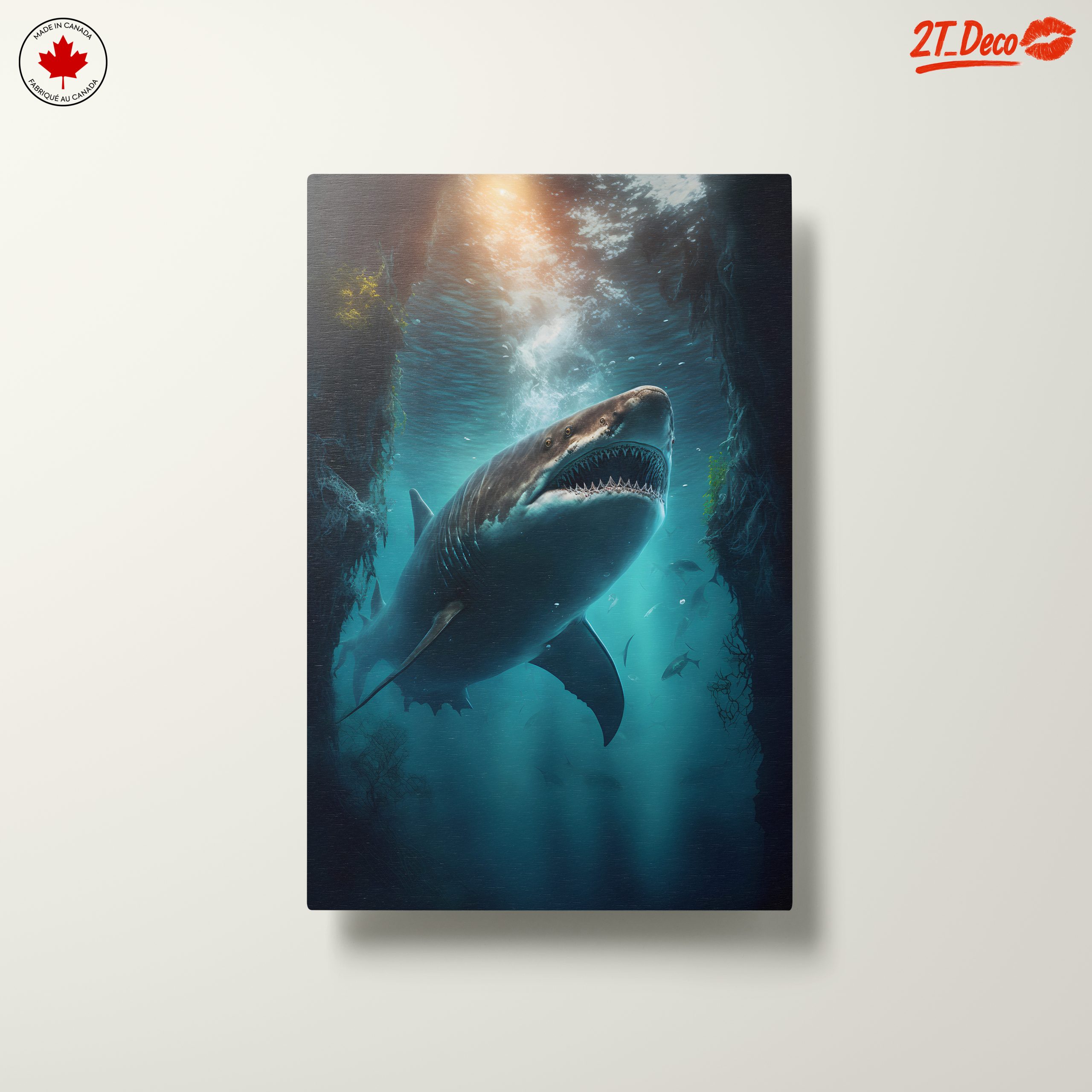 Majestic Shark in Underwater Depths - Image 10