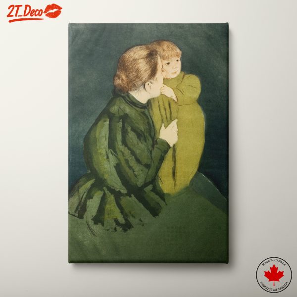 Tender Mother and Child Portrait