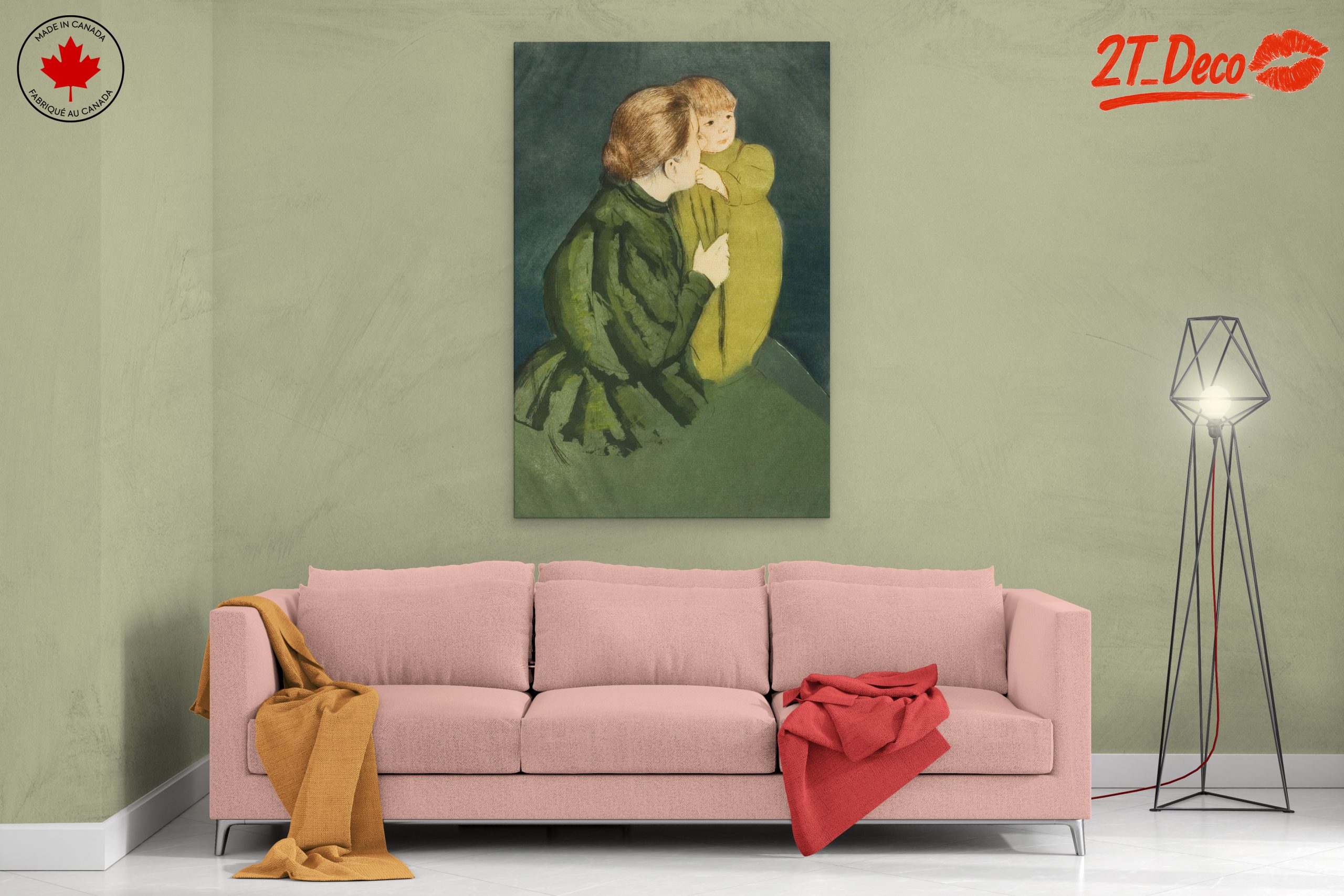 Tender Mother and Child Portrait - Image 2
