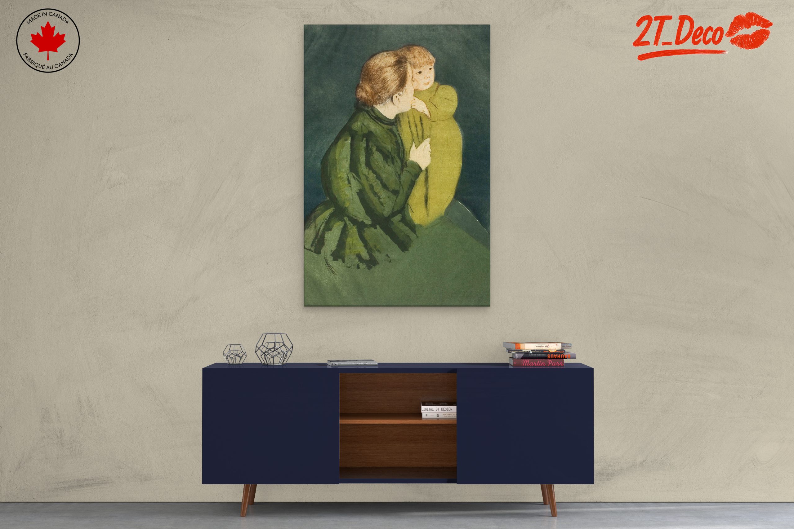 Tender Mother and Child Portrait - Image 3
