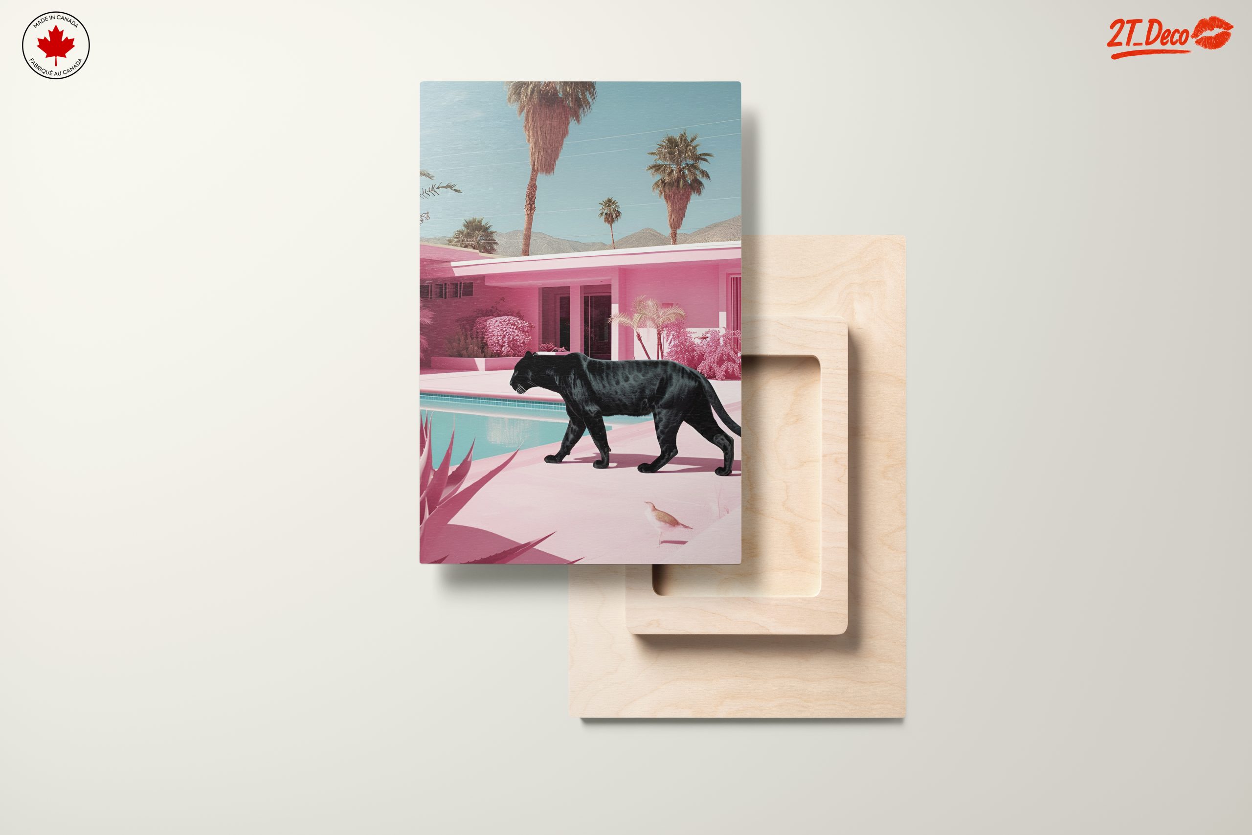 Black Panther Walking in a Colorful Urban Landscape - Image 11