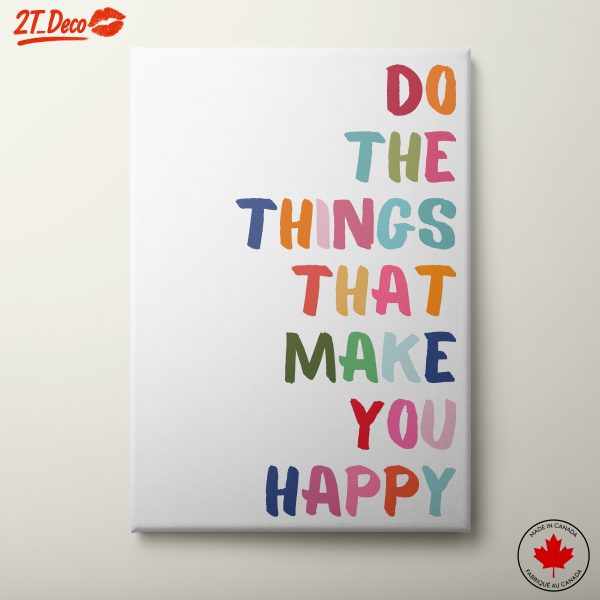 Uplifting Inspirational Quote Art for Happiness
