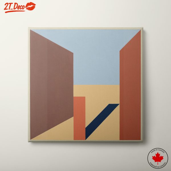 Geometric Abstract Landscape Art