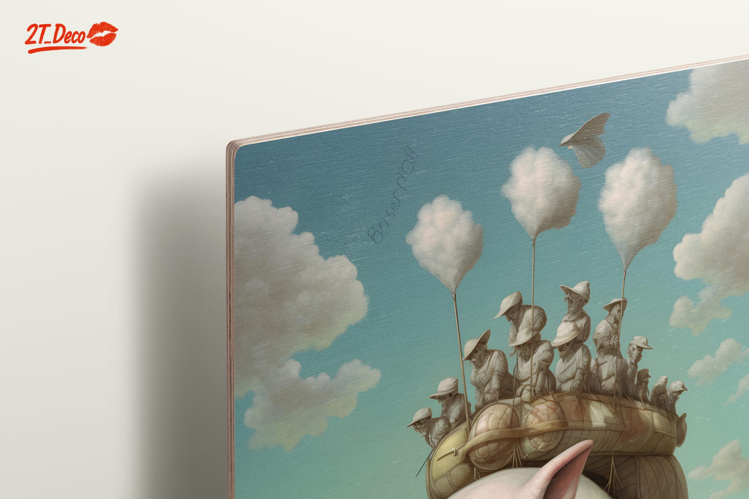 Whimsical Flying Elephant with Balloon - Image 15