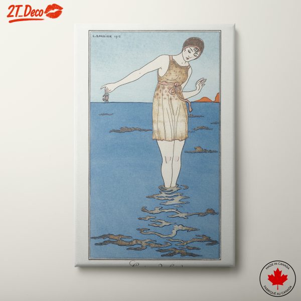 Stylized Portrait of Woman in Water