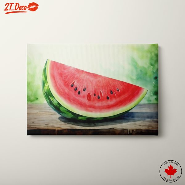 Vibrant Watermelon Abstract Art