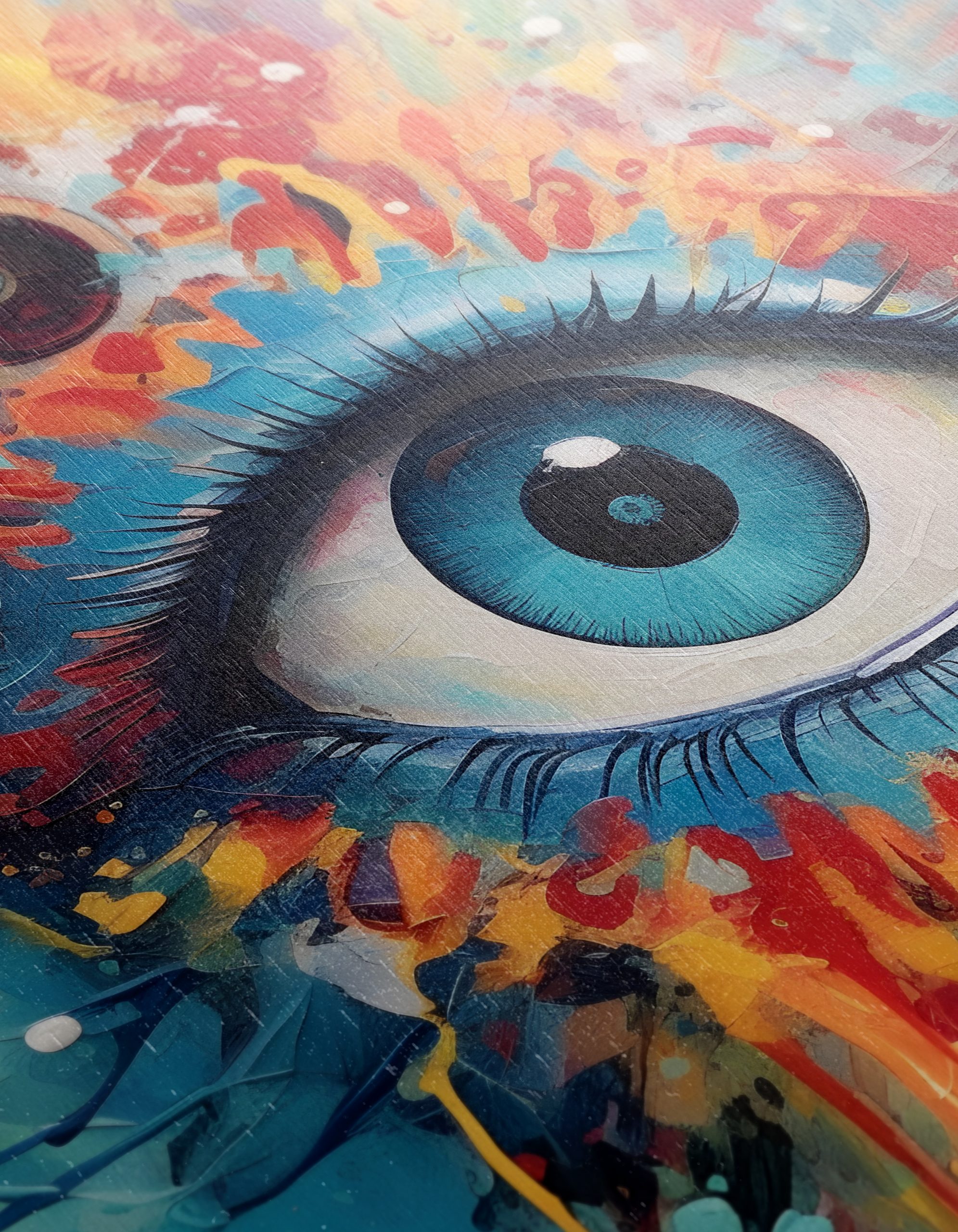 Vibrant Colorful Eye Portrait - Image 12